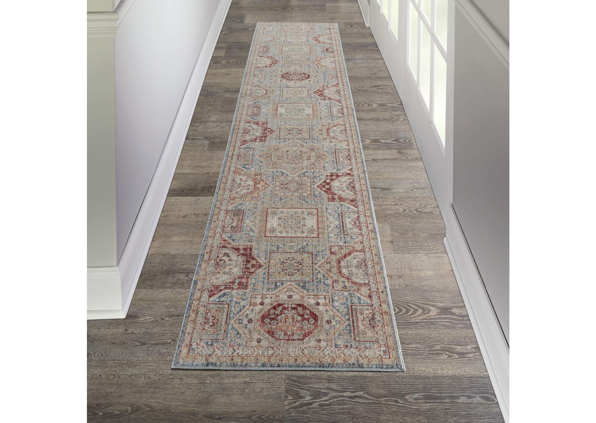 Nourison Homestead 12' Runner Traditional Area Rug,Nourison