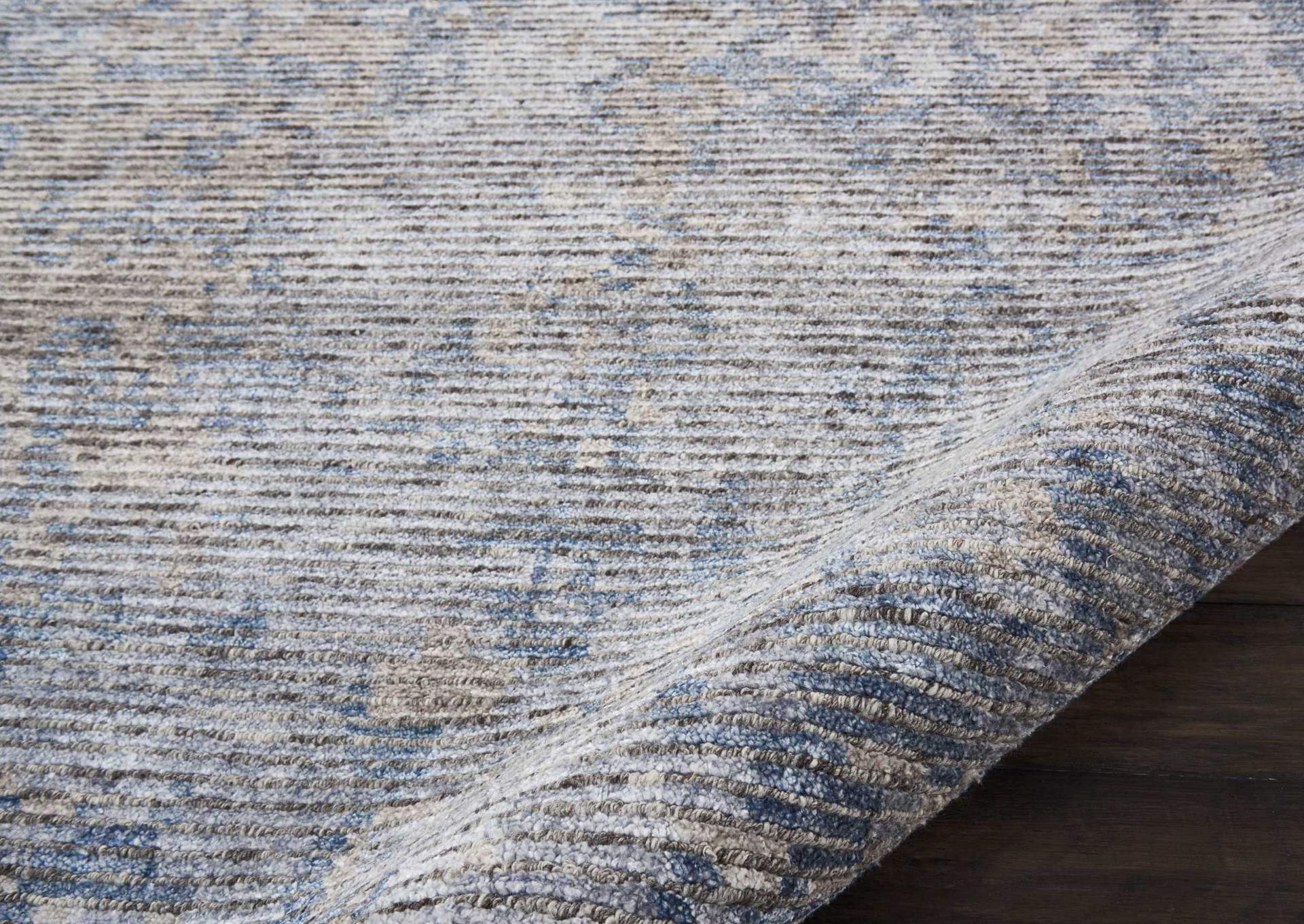 Nourison Ellora ELL04 Grey 10'x14' Oversized Handmade Rug,Nourison
