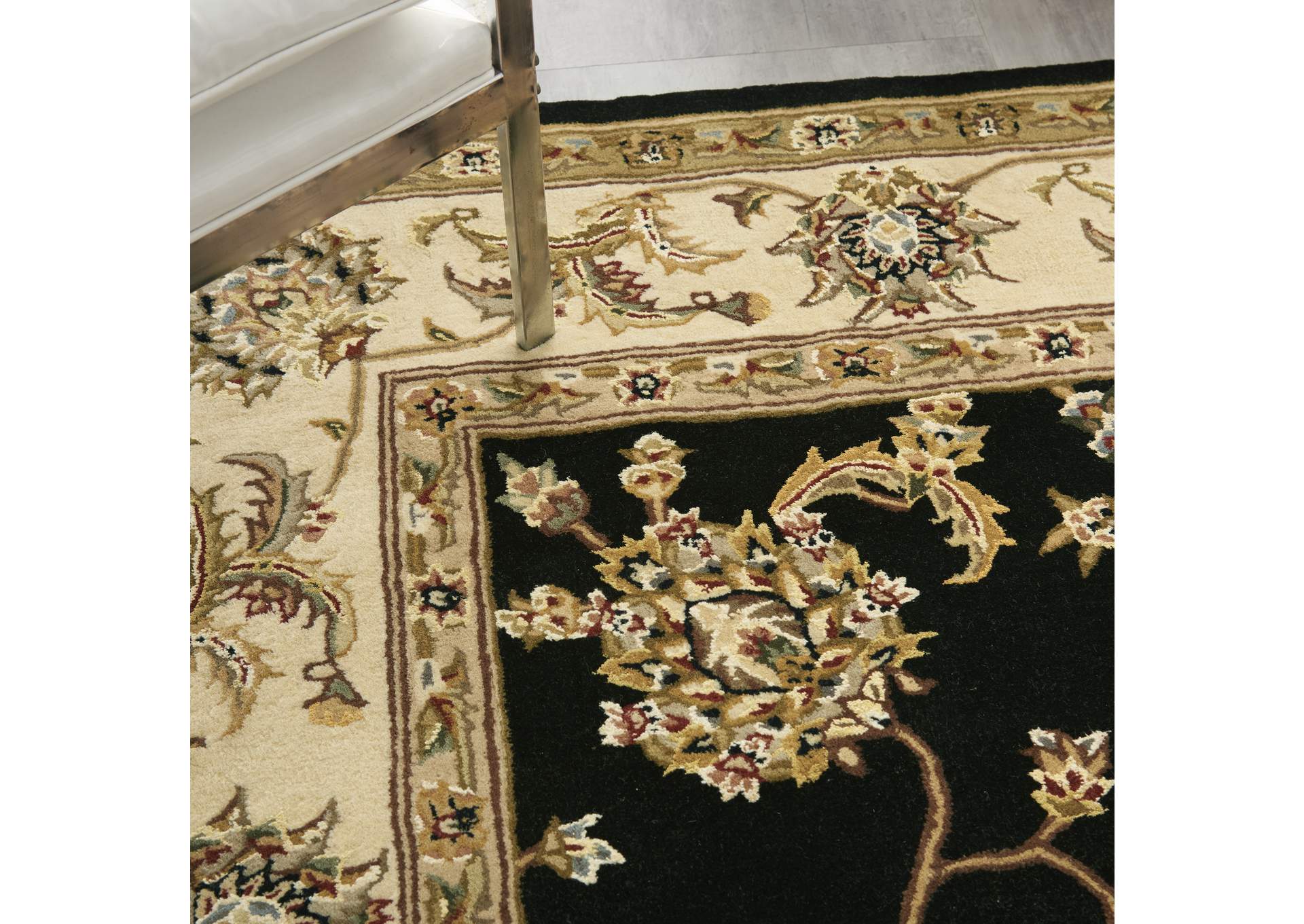 Nourison 2000 4' x 6' Black Area Rug,Nourison