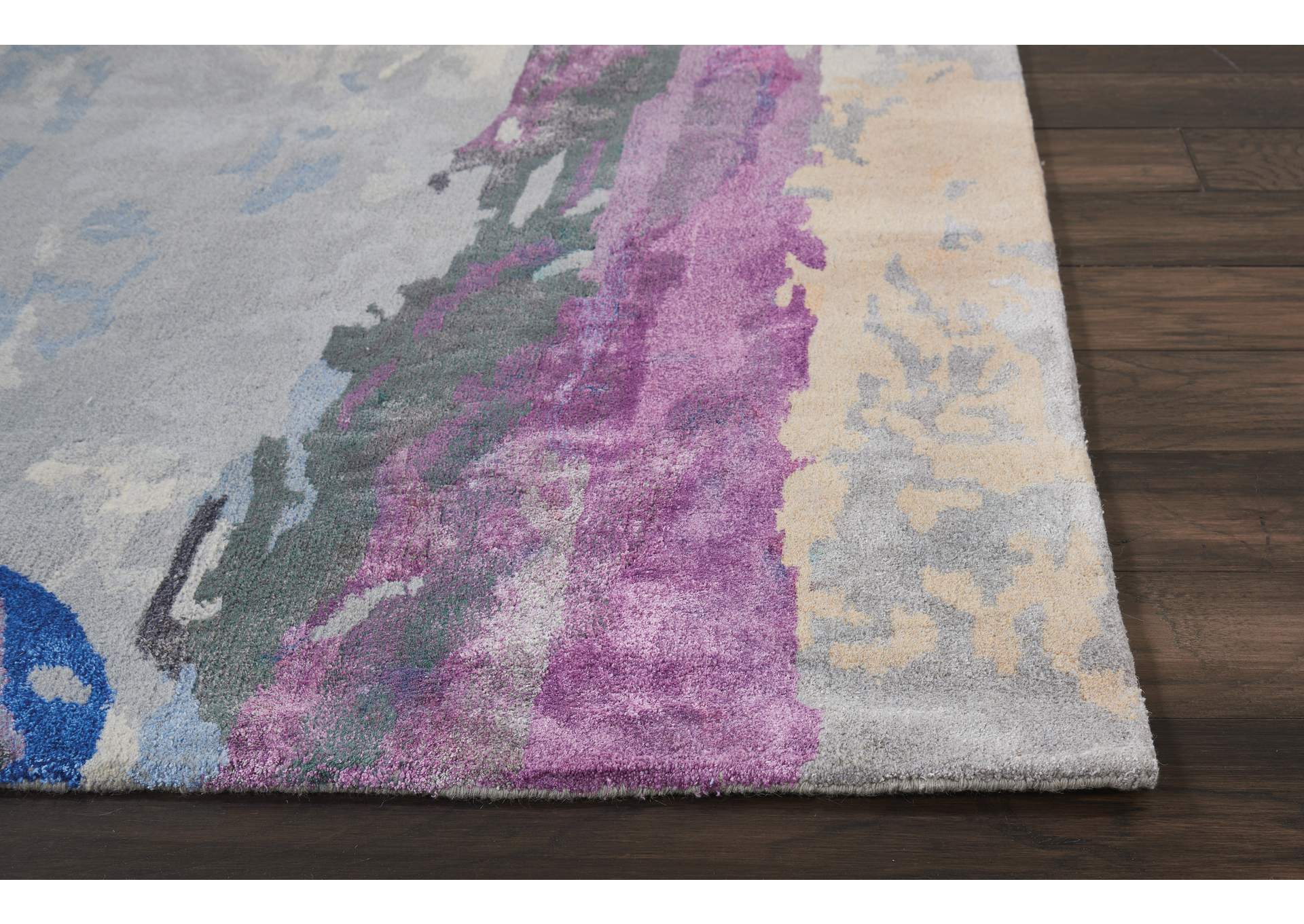 Nourison Prismatic 10'x14' Grey Multicolor Area Rug,Nourison