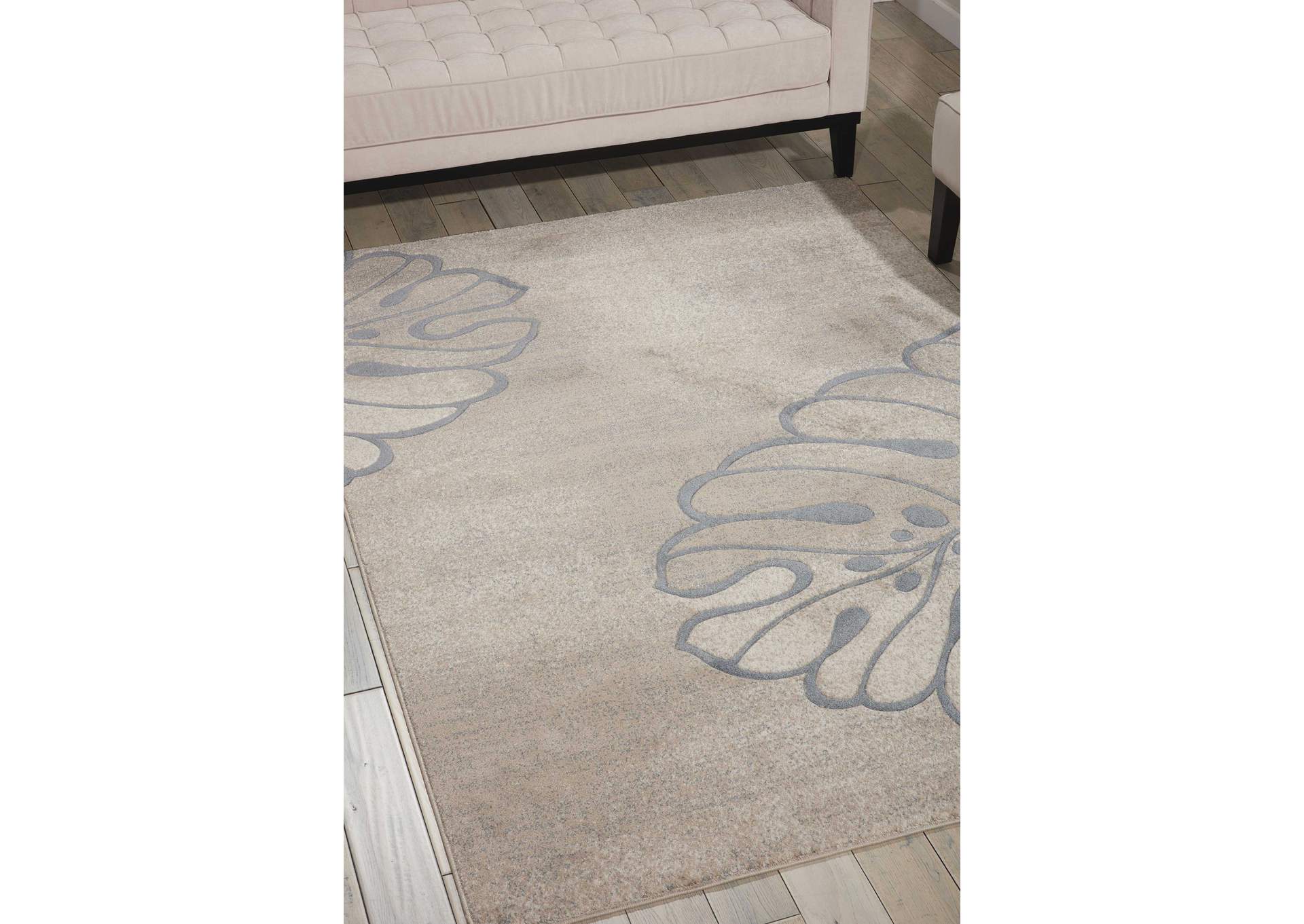 Nourison Maxell MAE04 Beige 9'x13' Oversized Rug,Nourison