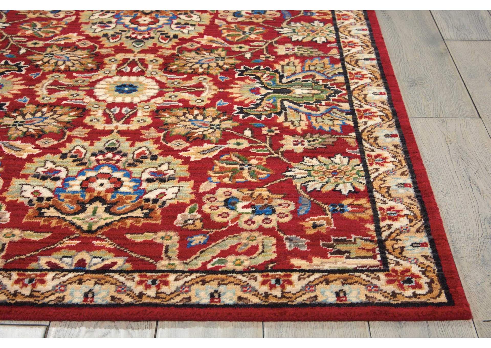 Nourison Timeless TML17 Red 8'x10' Rug,Nourison
