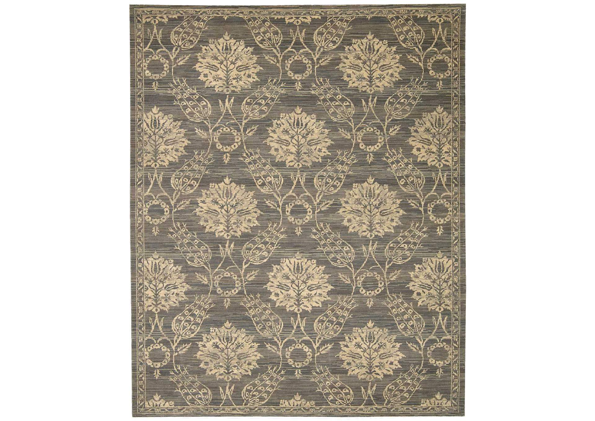 Nourison Silk Elements SKE31 Grey 12'x15' Rug,Nourison