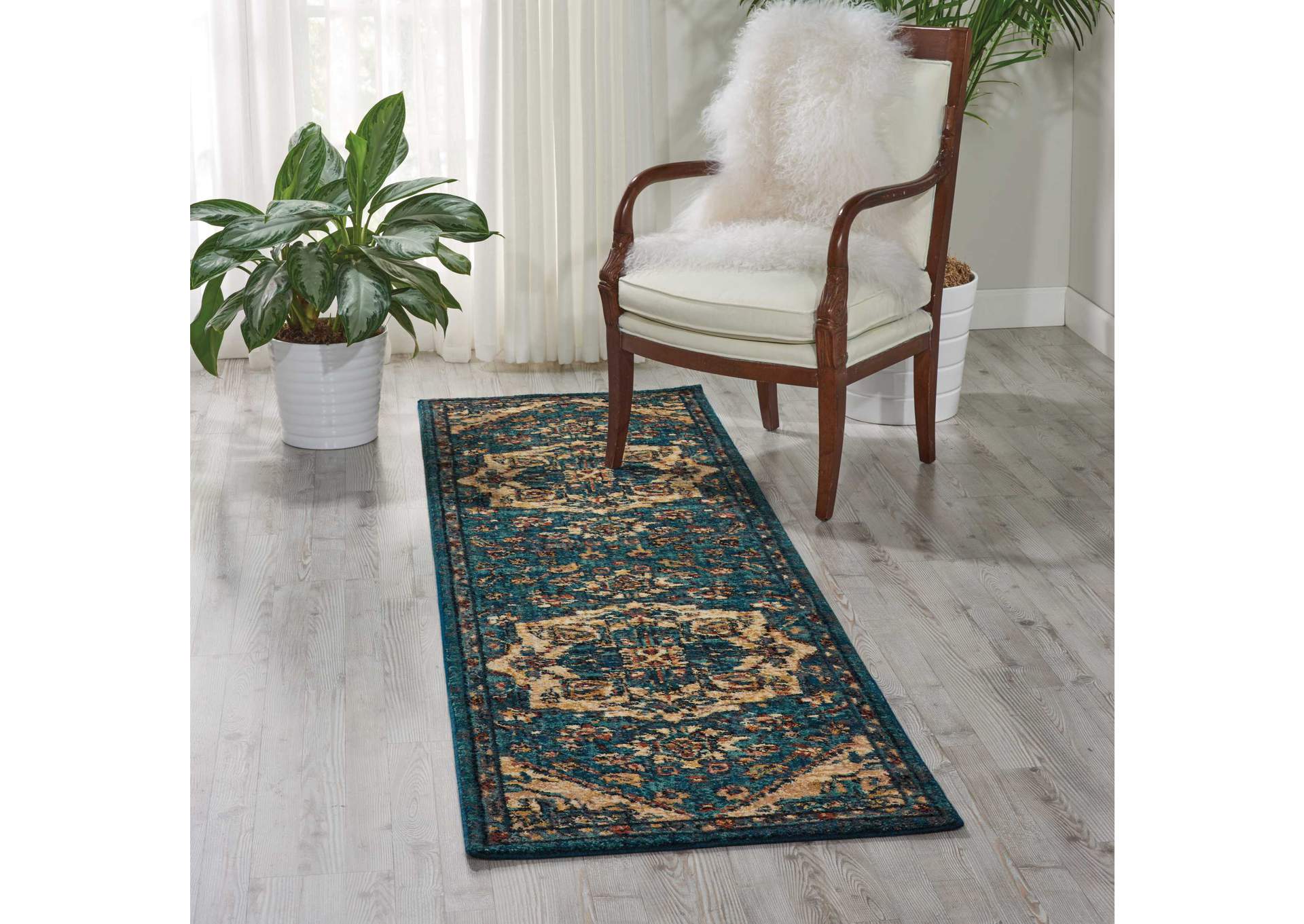 Nourison 2020 NR206 8' Runner Area Rug,Nourison