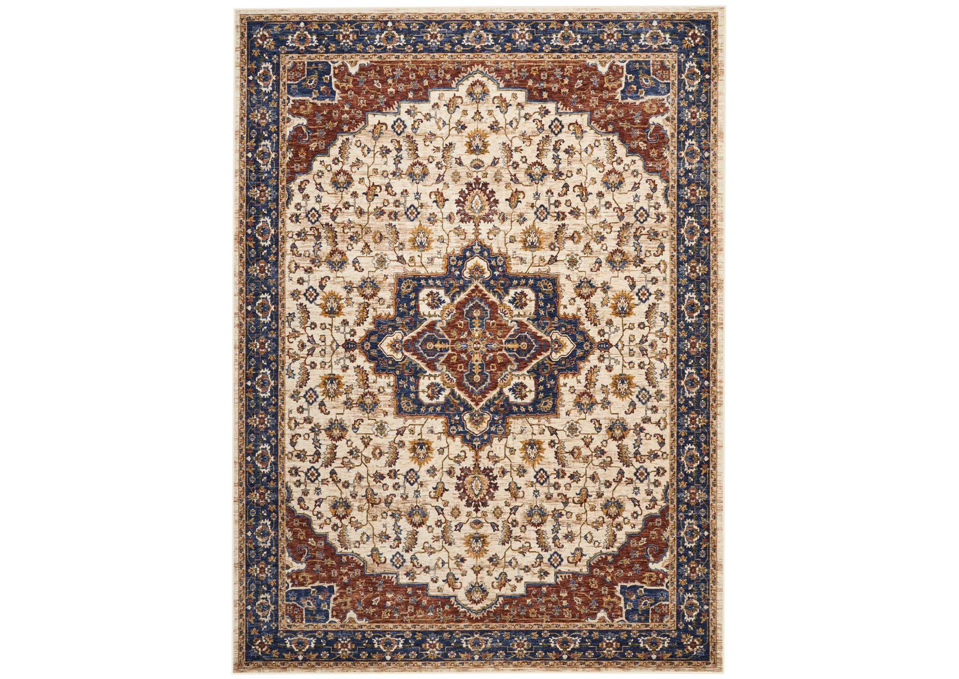 Nourison Lagos LAG01 Multicolor 10'x13' Oversized Low-pile Rug,Nourison