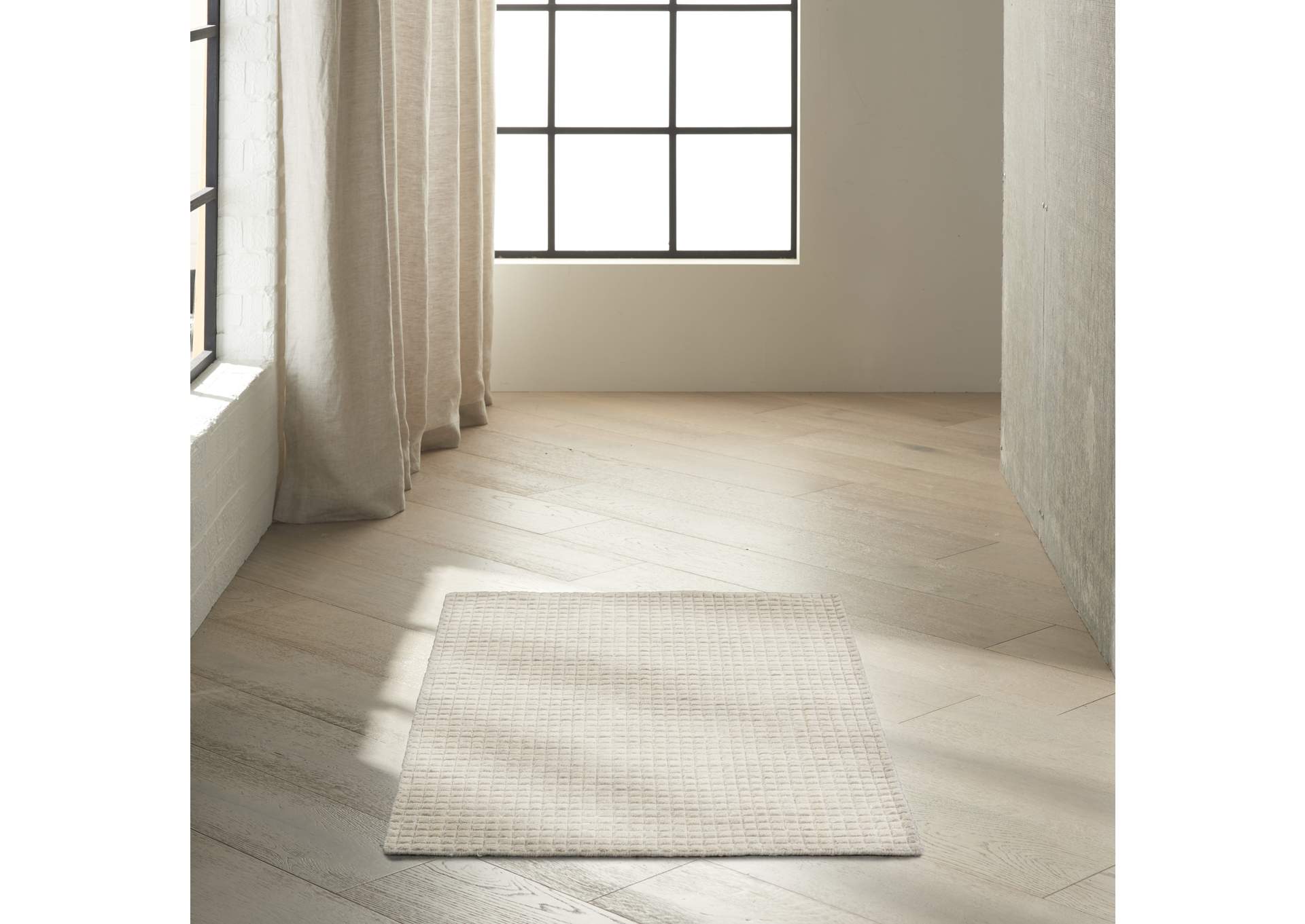 Calvin Klein Pretoria 2'x3' Beige Modern Area Rug,Nourison