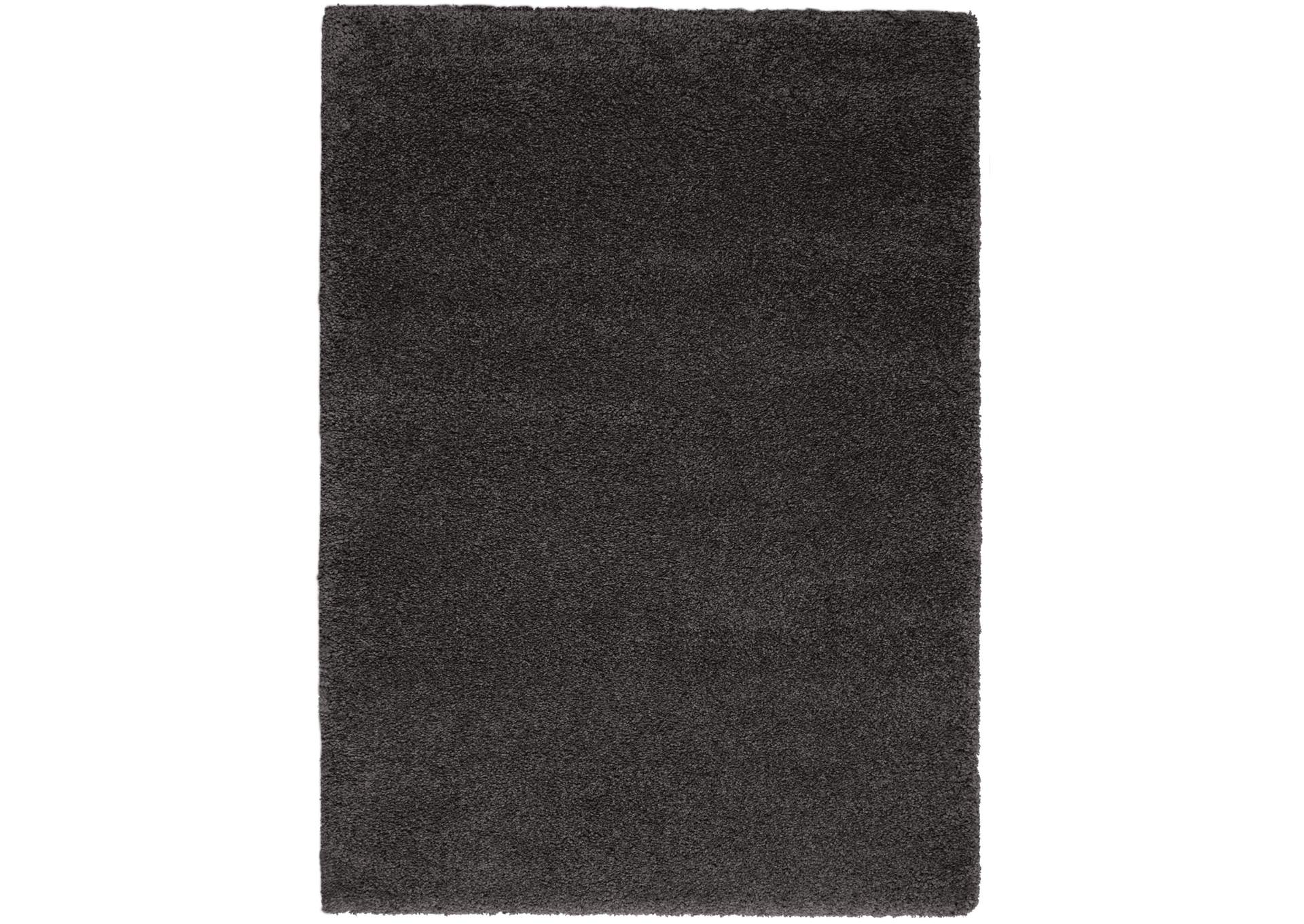 Nourison Malibu Shag MSG01 Charcoal 5'x7' Area Rug,Nourison