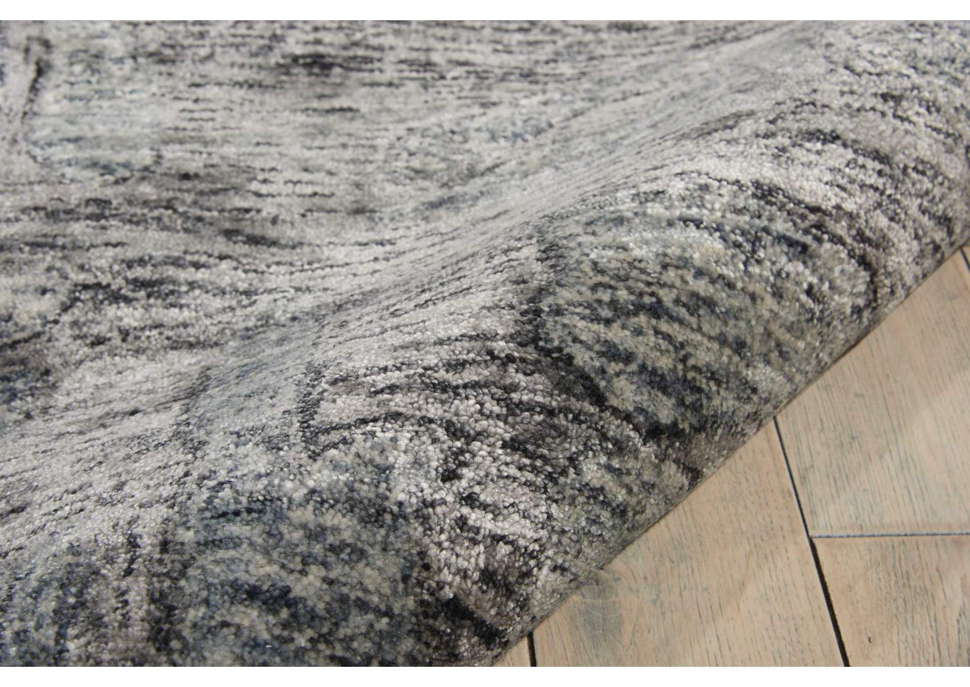 Nourison Gemstone GEM03 Grey 5'x8' Area Rug,Nourison