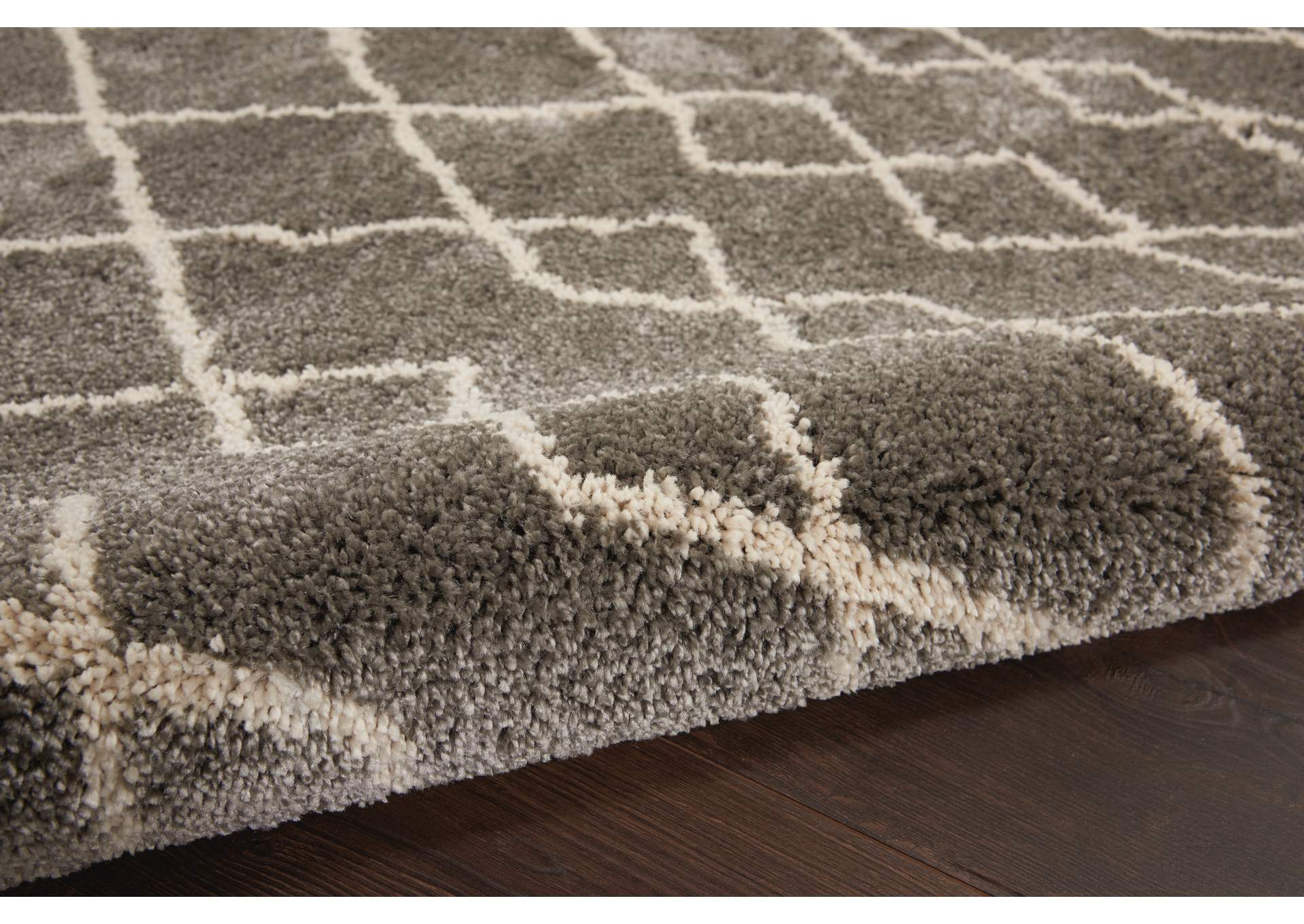 Nourison Martil MAT01 Grey 5'x7' Moroccan Area Rug,Nourison