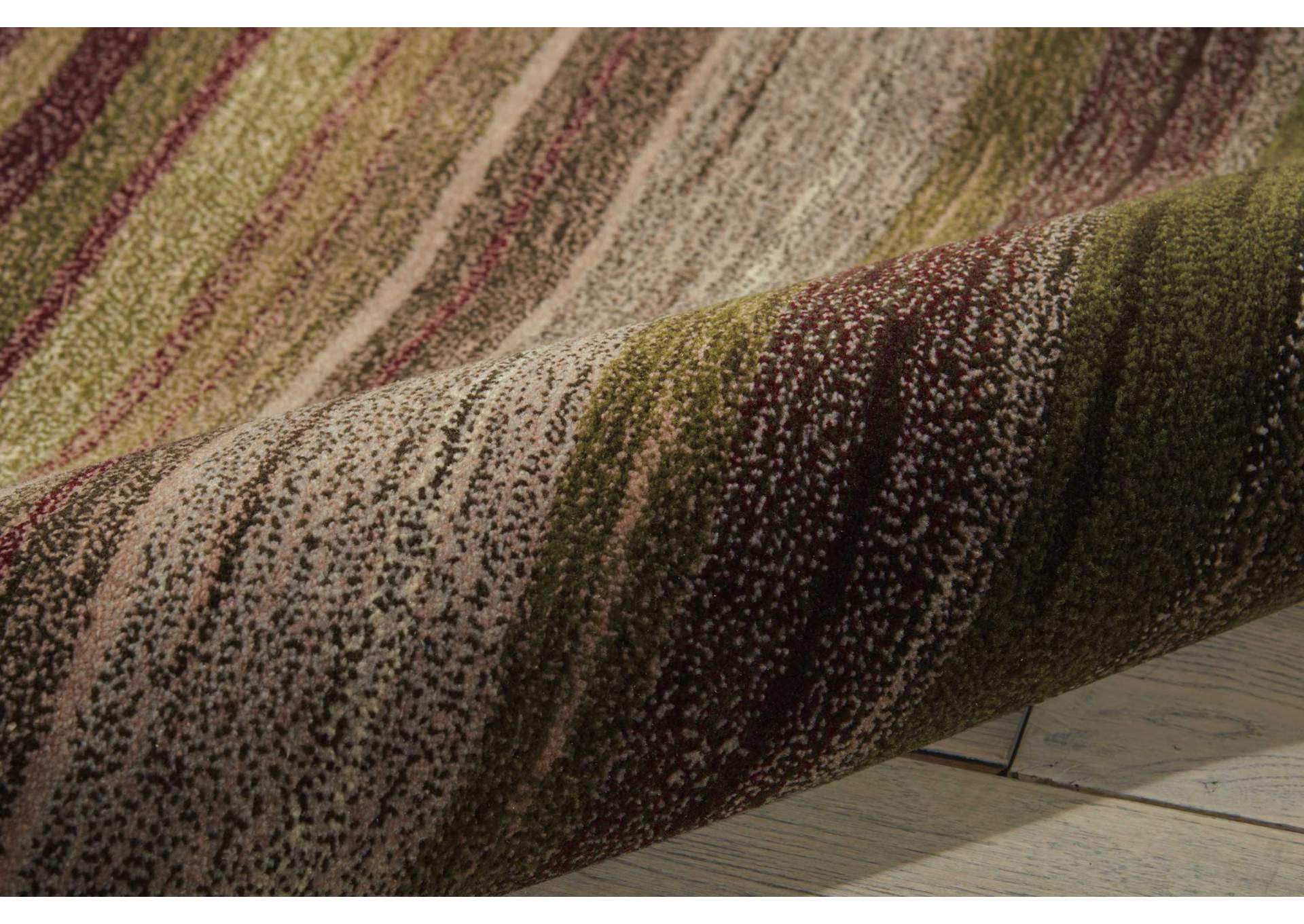 Nourison Contour CON15 Green 4'x6' Area Rug,Nourison