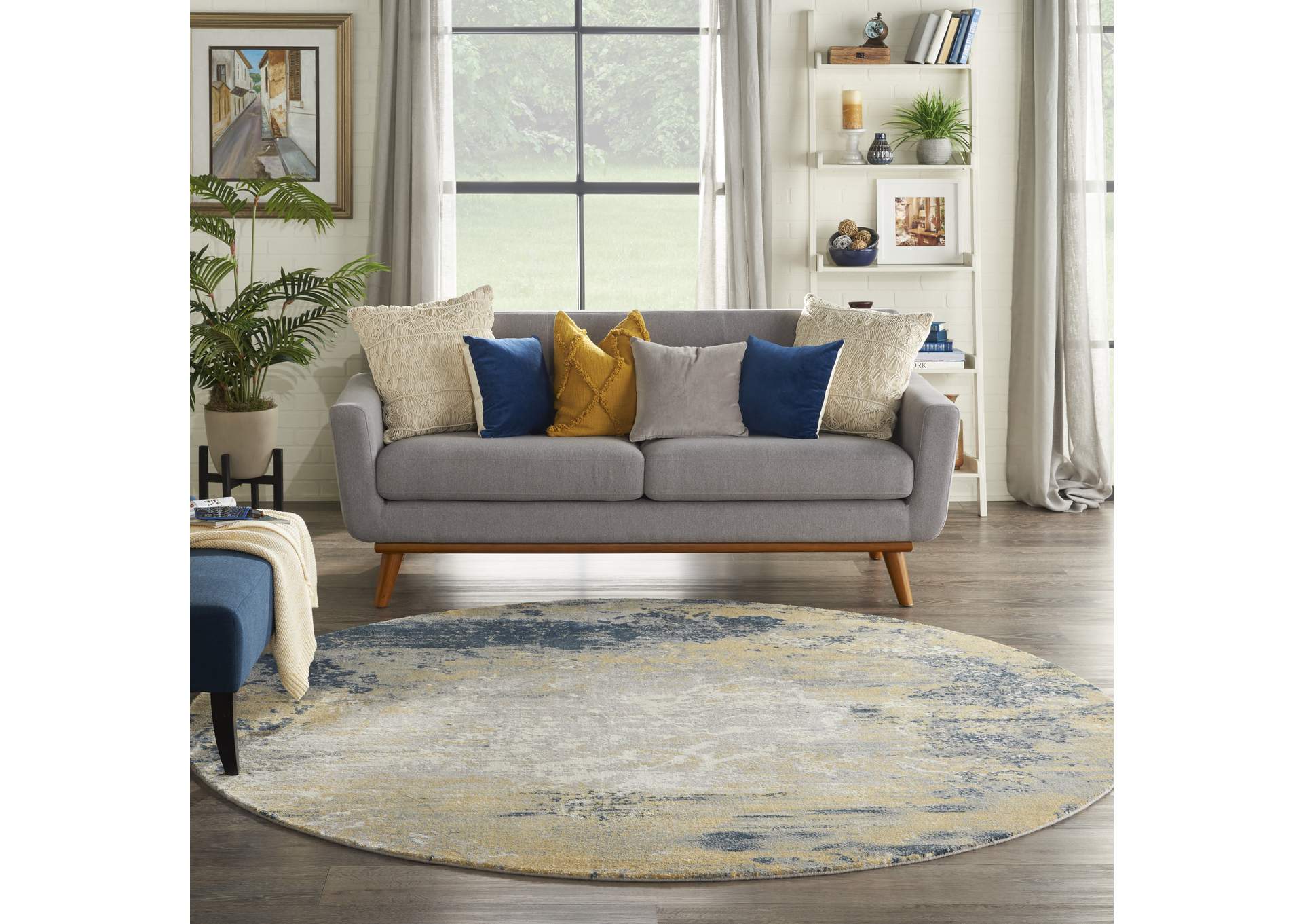 Nourison Twilight 8' Round Area Rug,Nourison