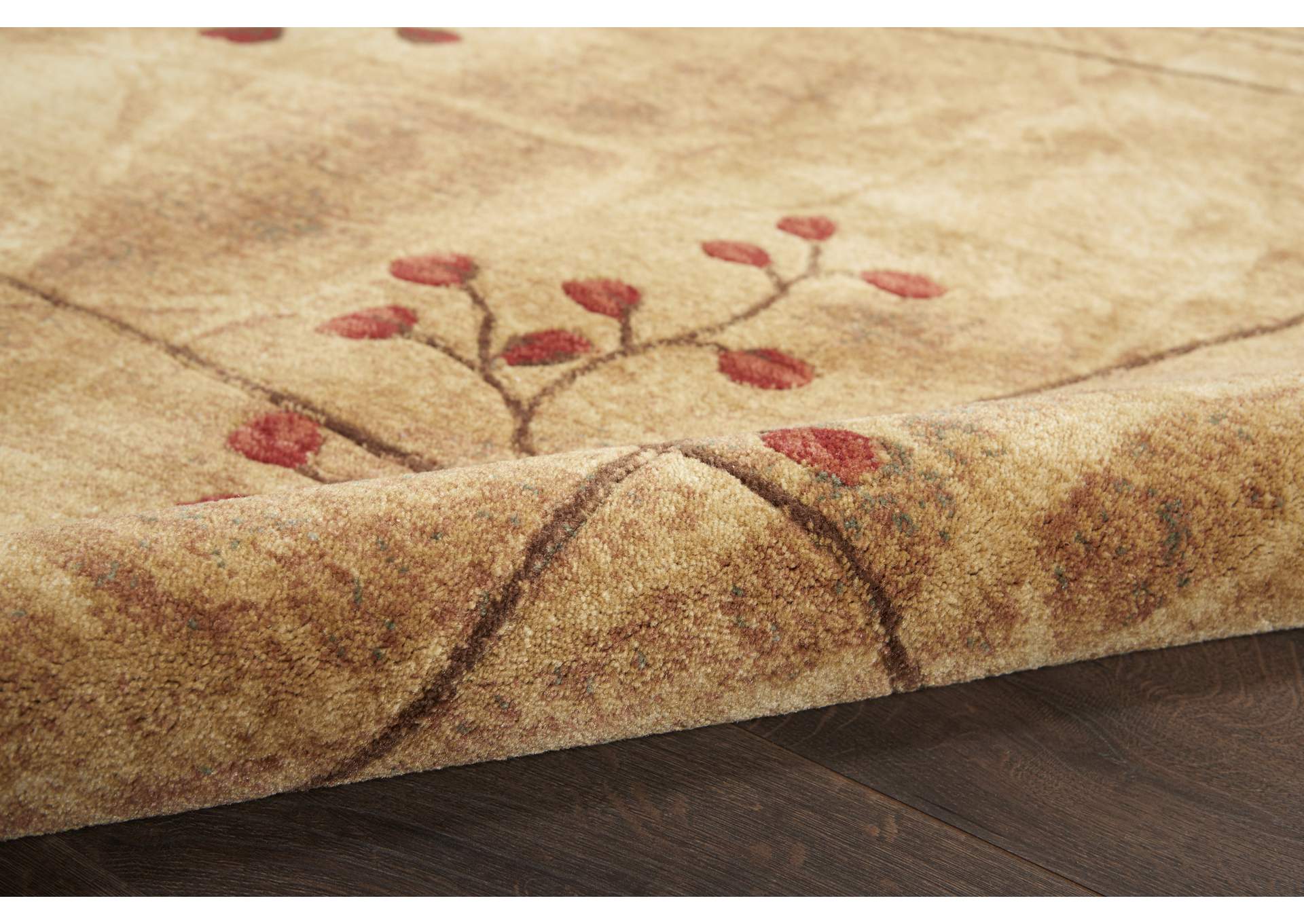 Nourison Somerset ST74 Brown 10' Runner Hallway Rug,Nourison