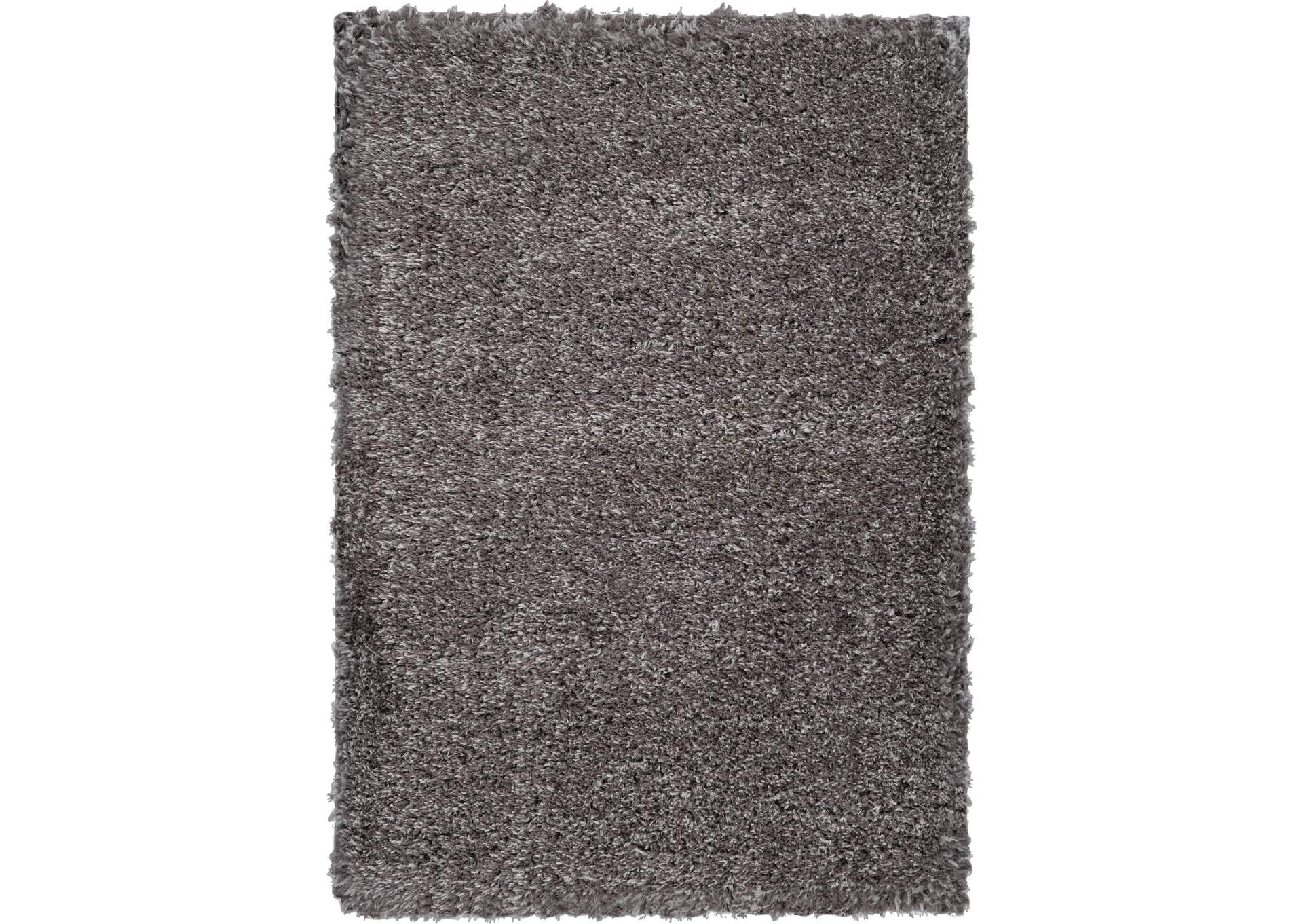 Nourison Luxe Shag LXS01 Charcoal Grey 8'x10' Large Rug,Nourison