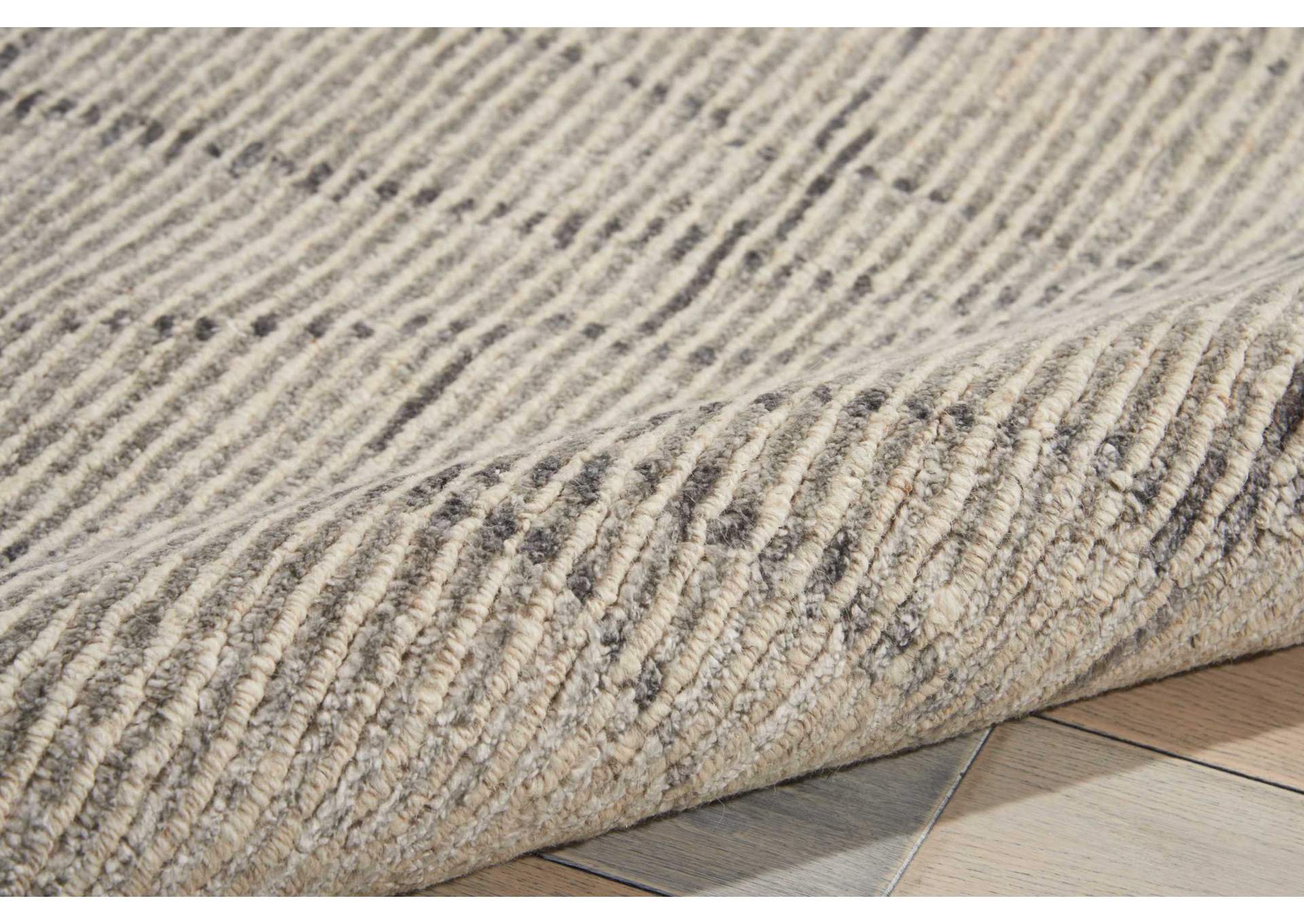 Nourison Ellora ELL02 Grey 6'x8' Modern Area Rug,Nourison