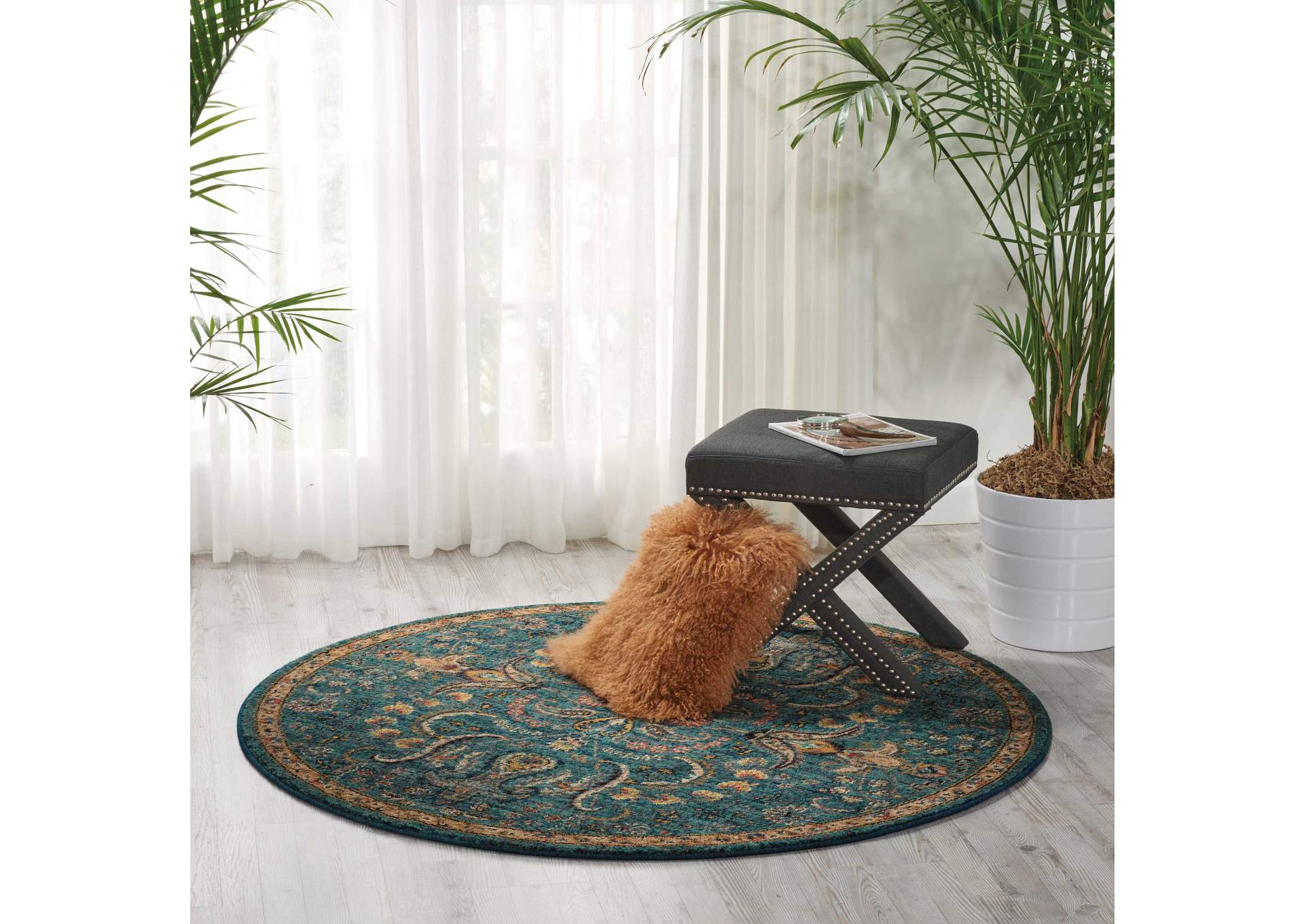 Nourison 2020 NR204 5' Round Area Rug,Nourison
