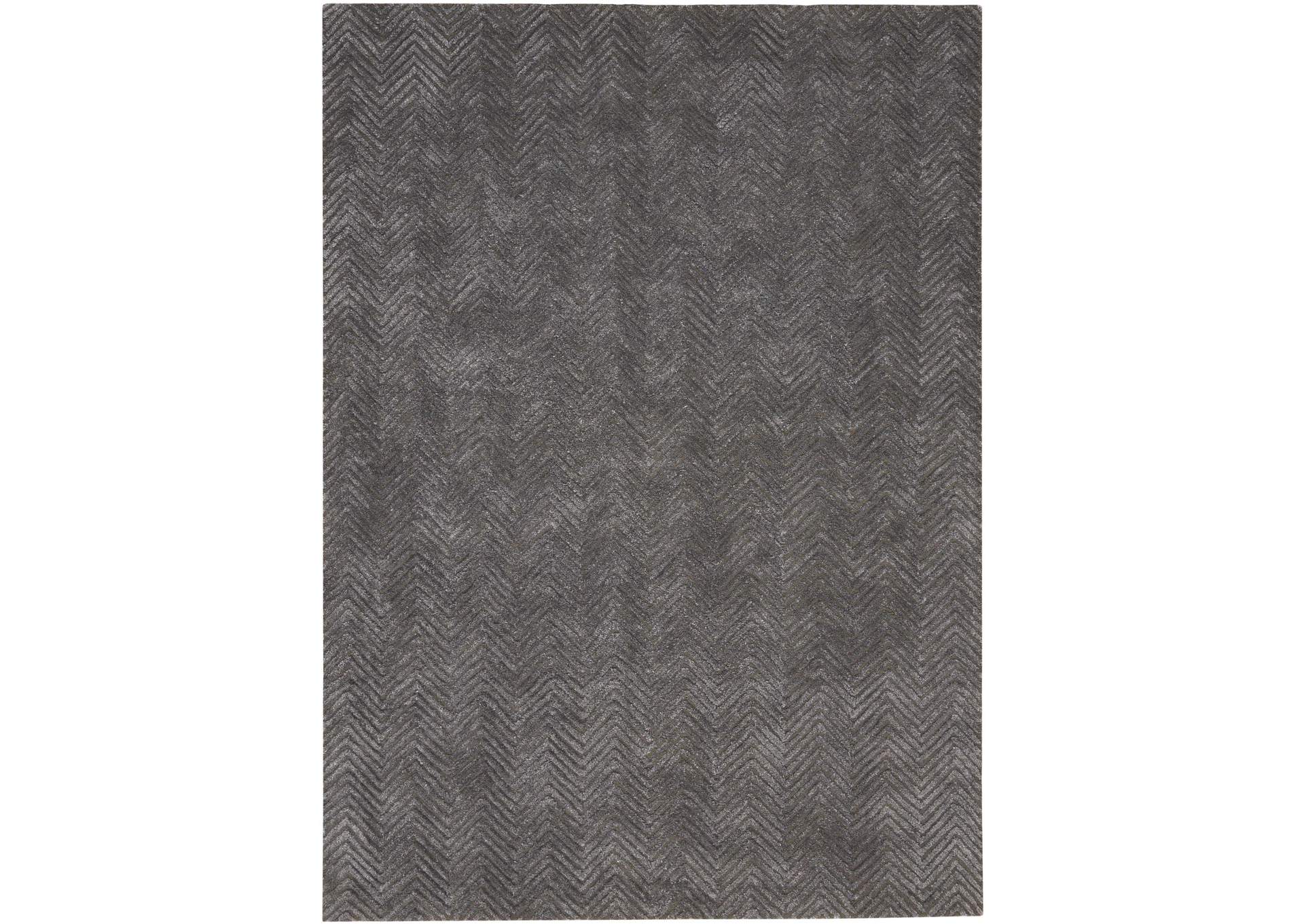 Nourison Deco Mod DEC03 Grey 5'x7' Area Rug,Nourison