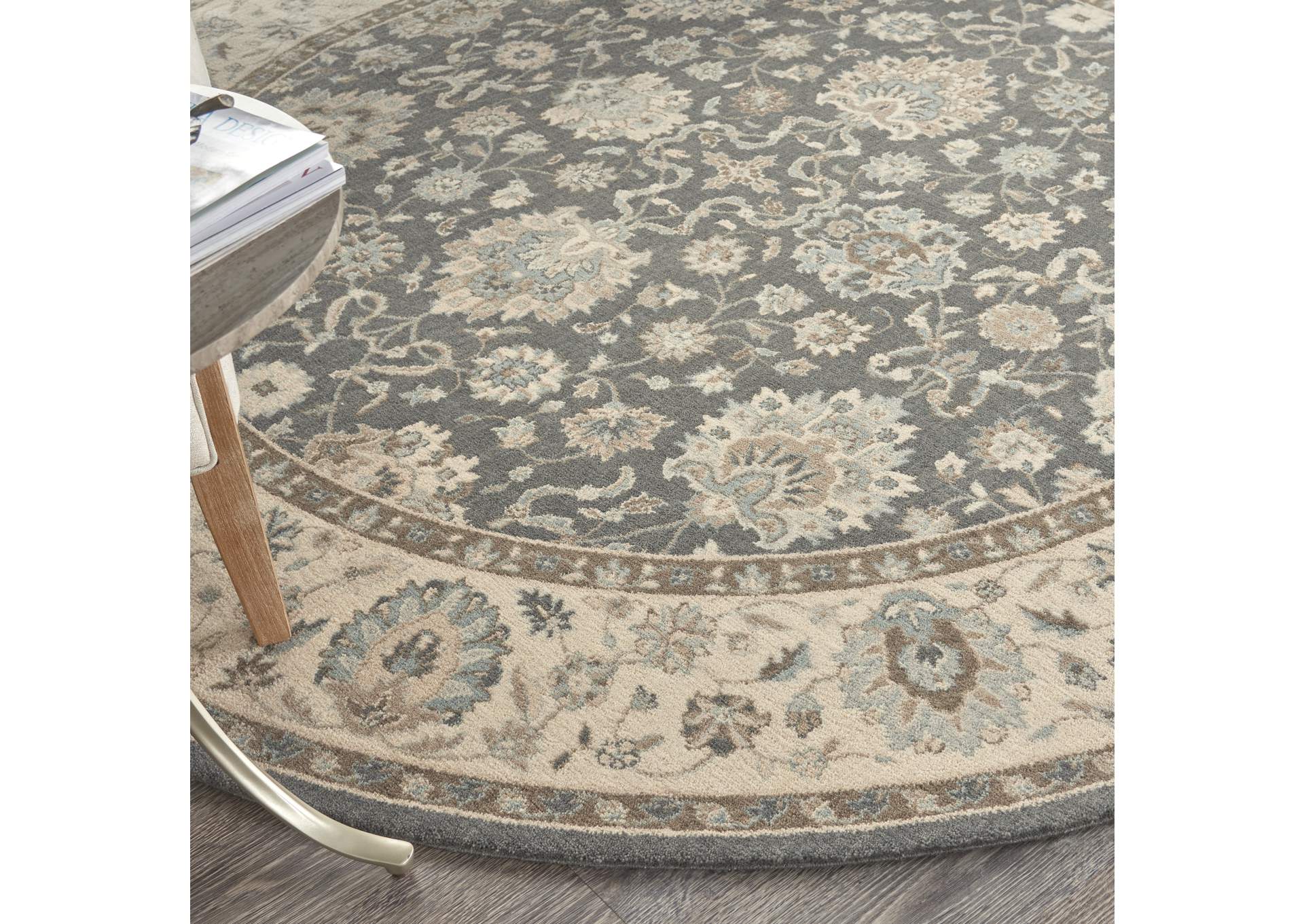 Nourison Living Treasures 8' Round Area Rug,Nourison