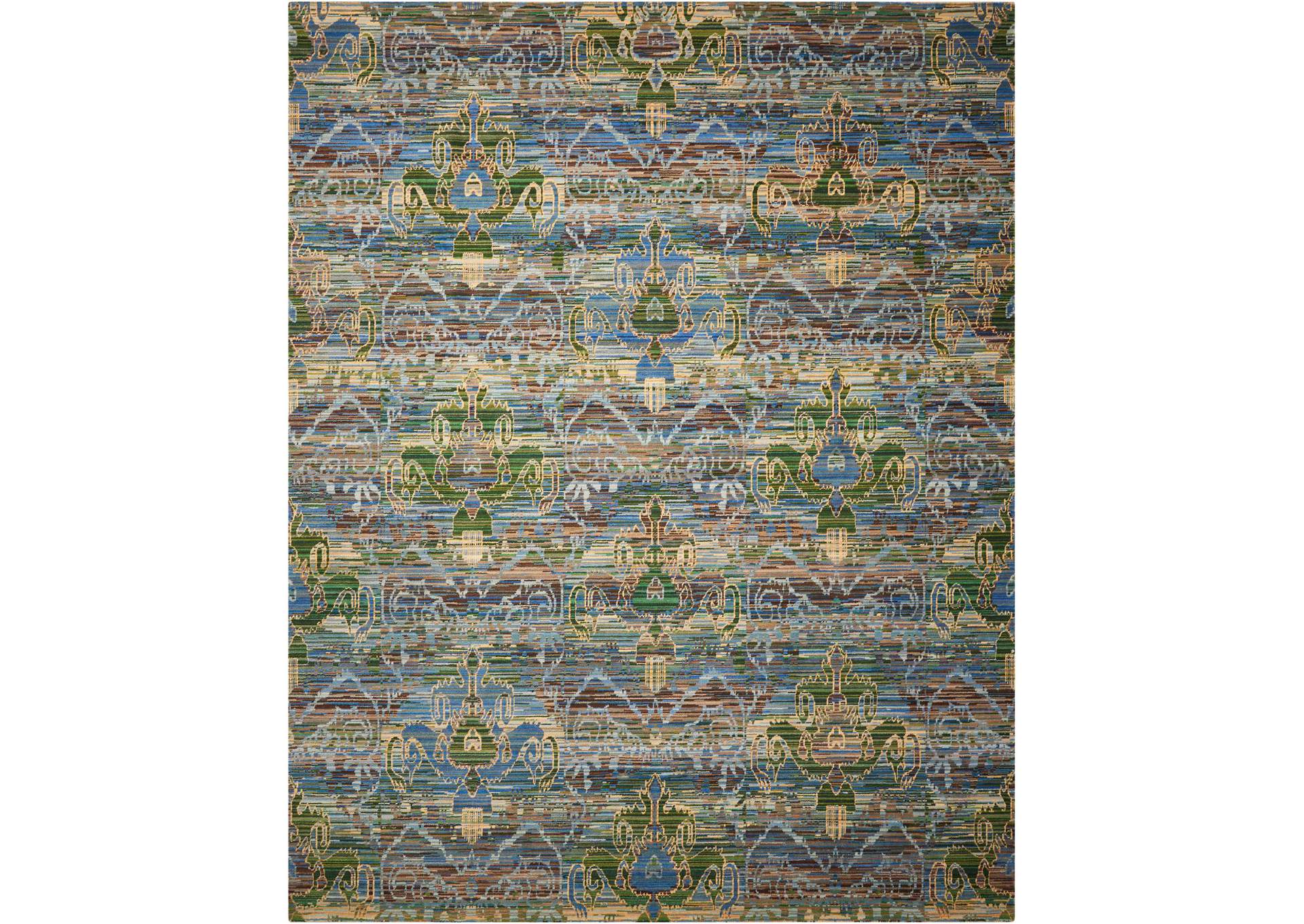 Nourison Rhapsody RH010 Multicolor 9'x12' Rug,Nourison