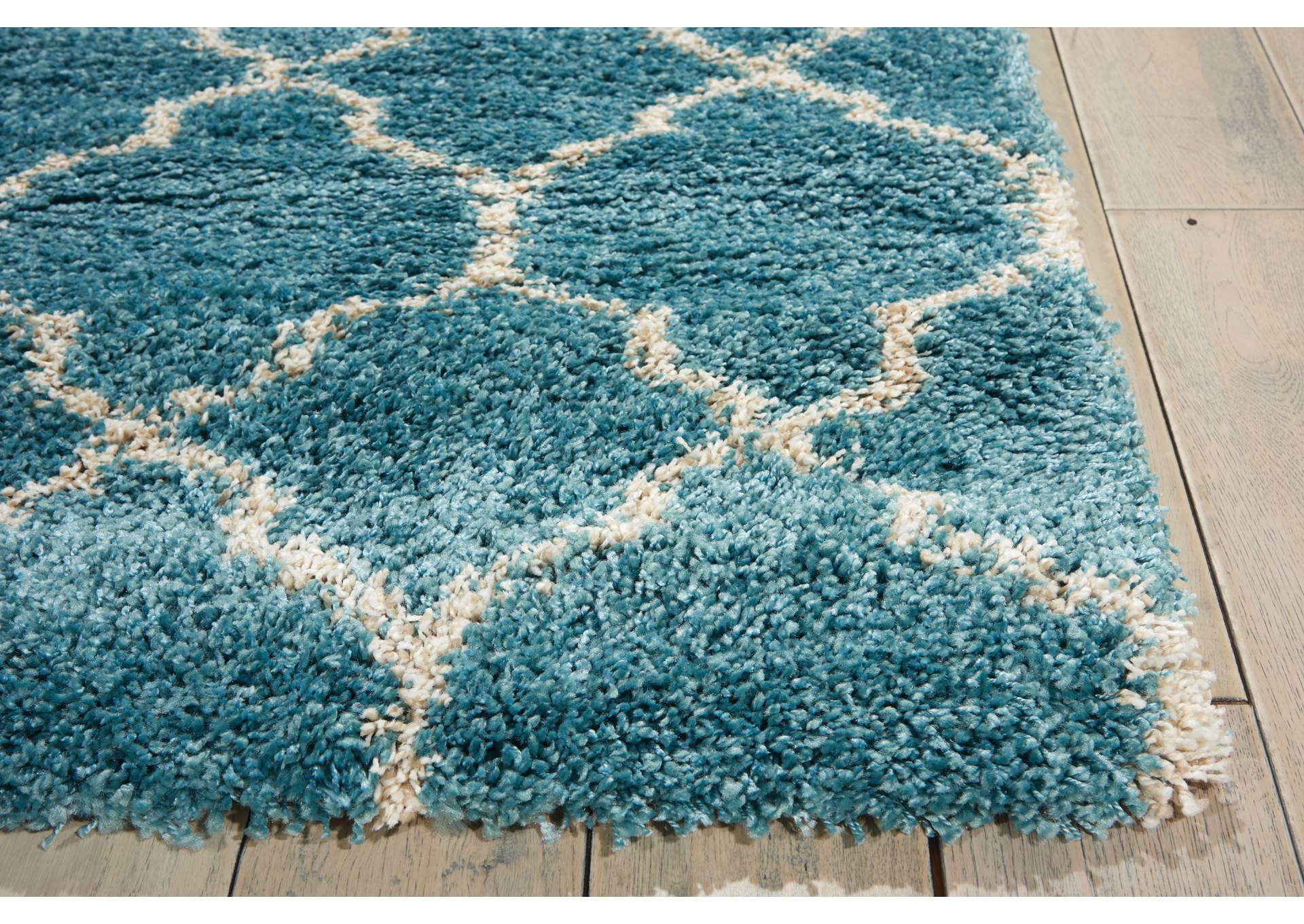 Nourison Amore AMOR2 Blue 3'x5' Area Rug,Nourison