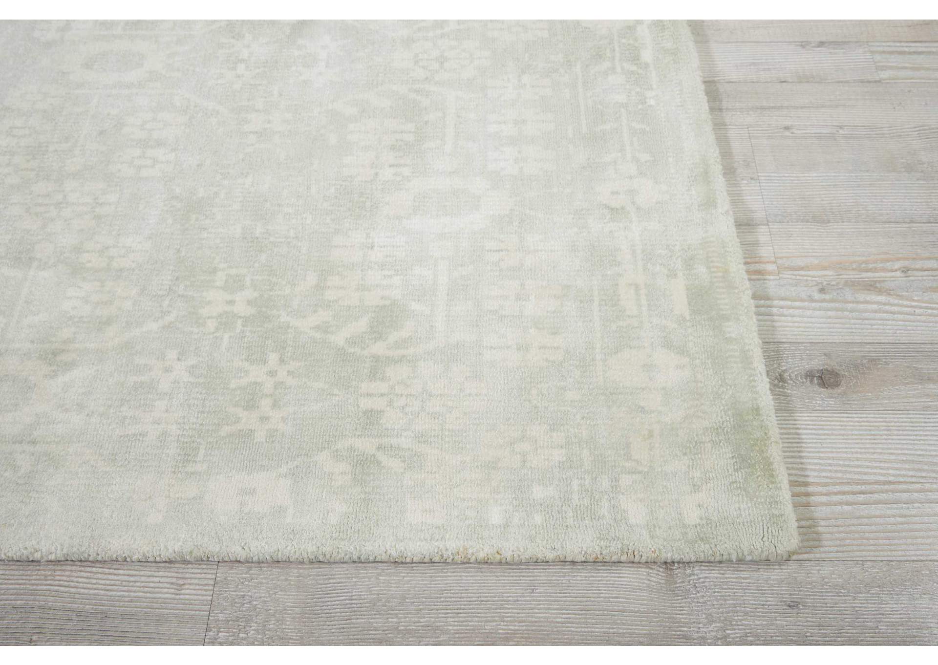 kathy ireland Home Desert Skies DSK02 Silver 8' Runner Hallway Rug,Nourison