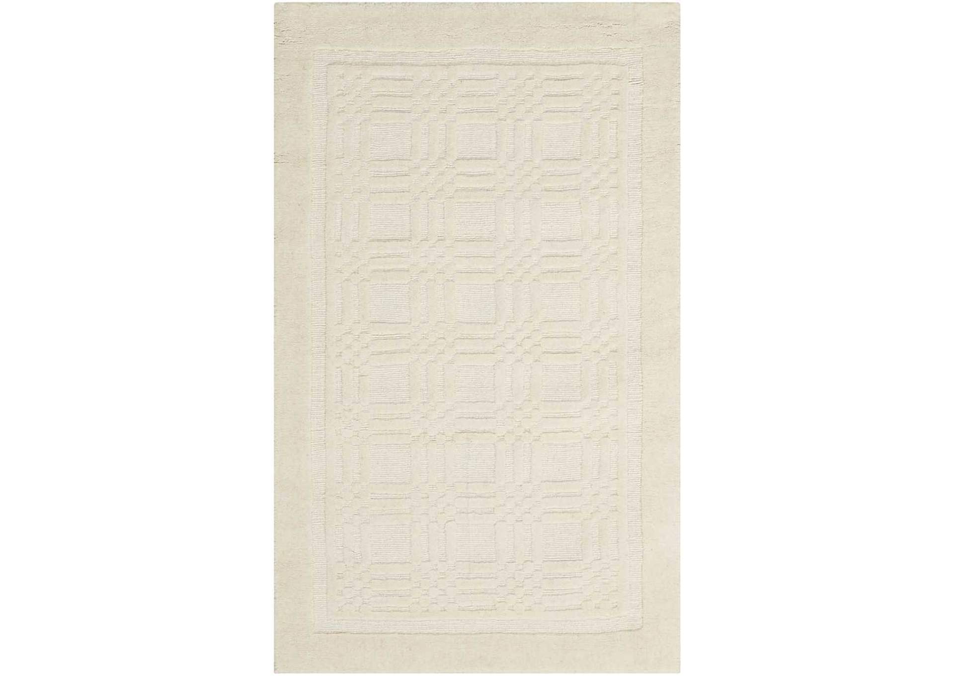 Nourison Westport WP32 White 3'x5' Area Rug,Nourison