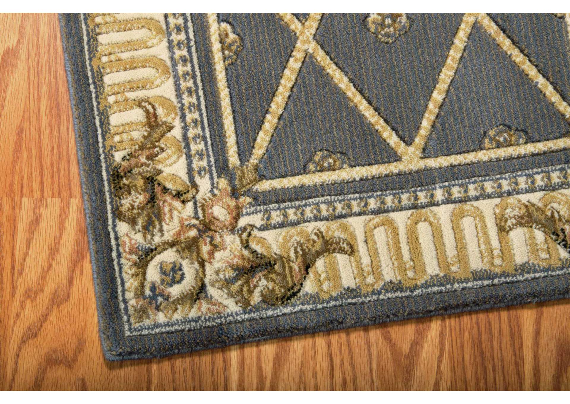 Nourison Ashton House AS03 Blue 5'x8' Area Rug,Nourison