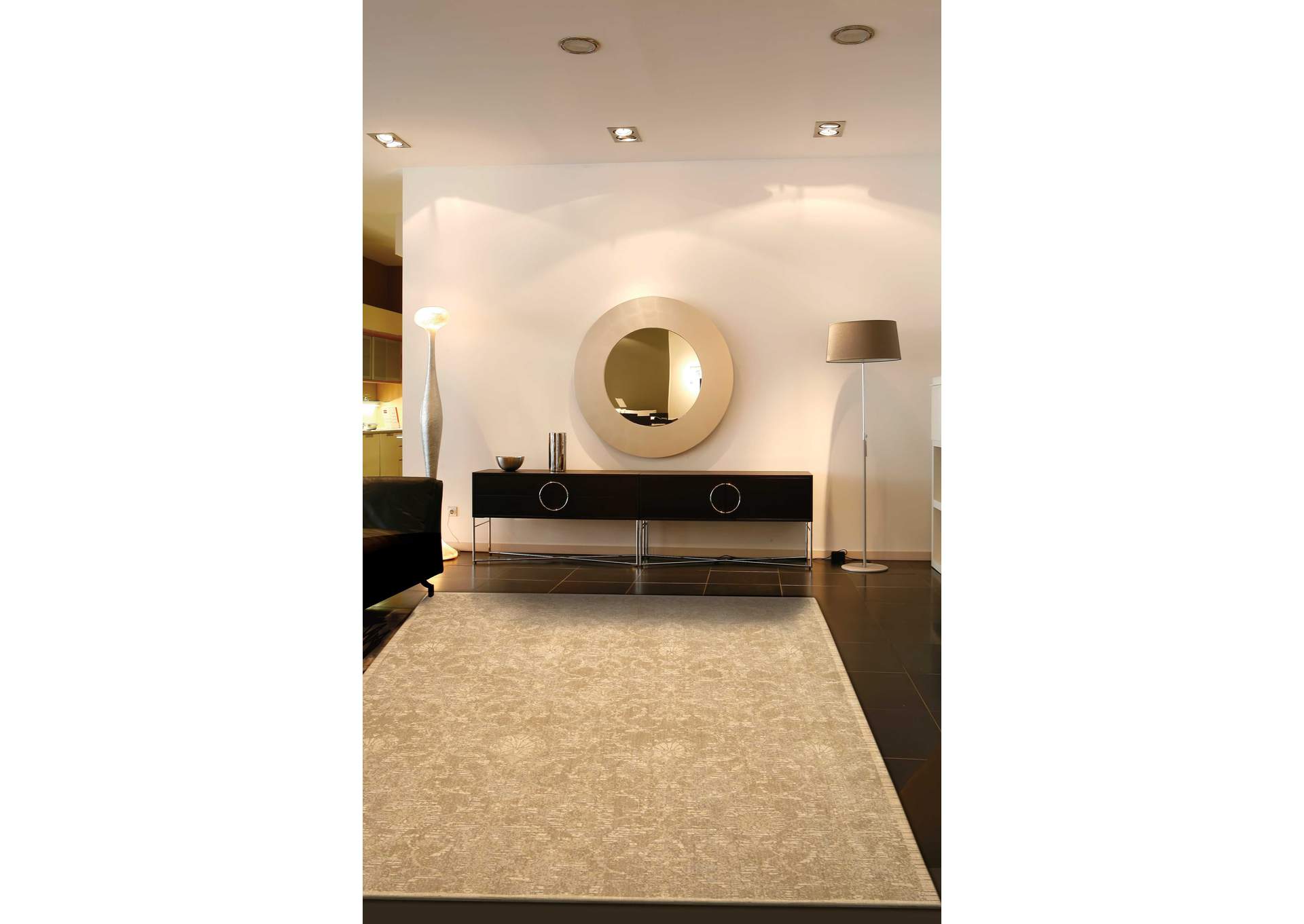 Nourison Silk Elements SKE03 Beige 9'x12' Rug,Nourison