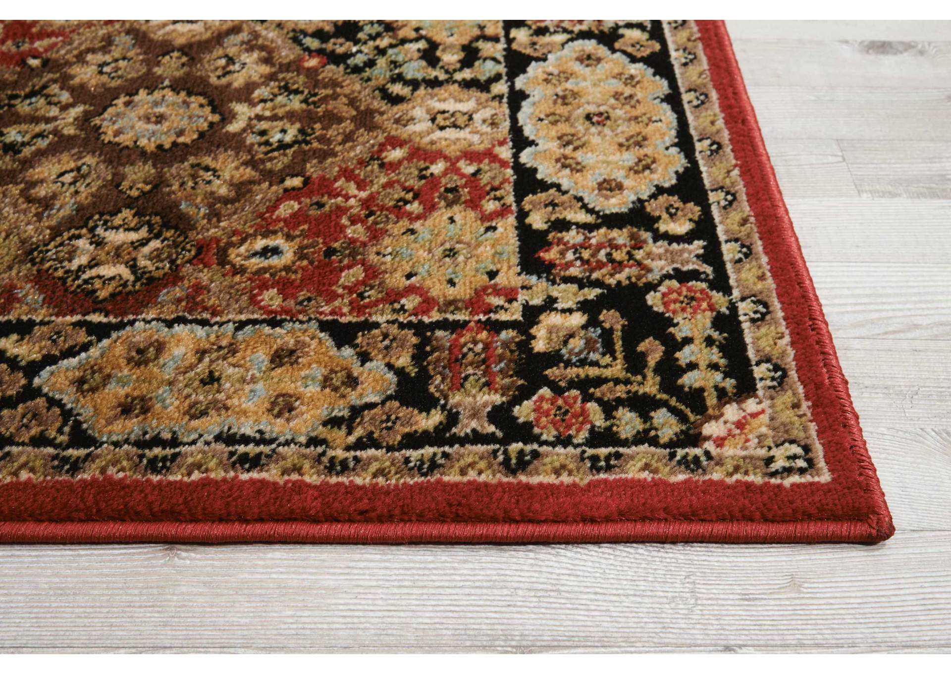 Nourison Delano DEL03 Multicolor 8' Runner Hallway Rug,Nourison