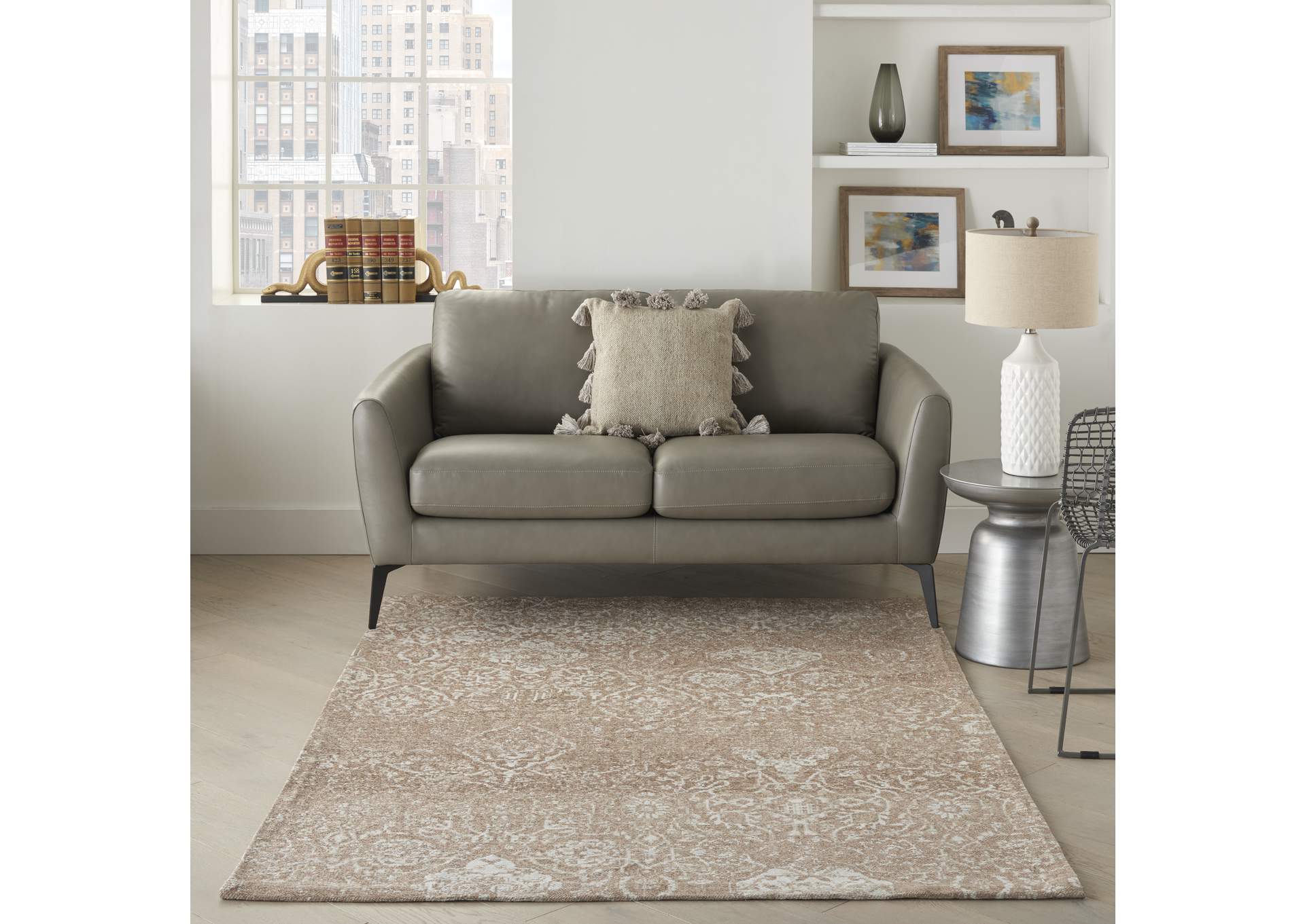 Nourison Damask 5' x 7' Area Rug,Nourison