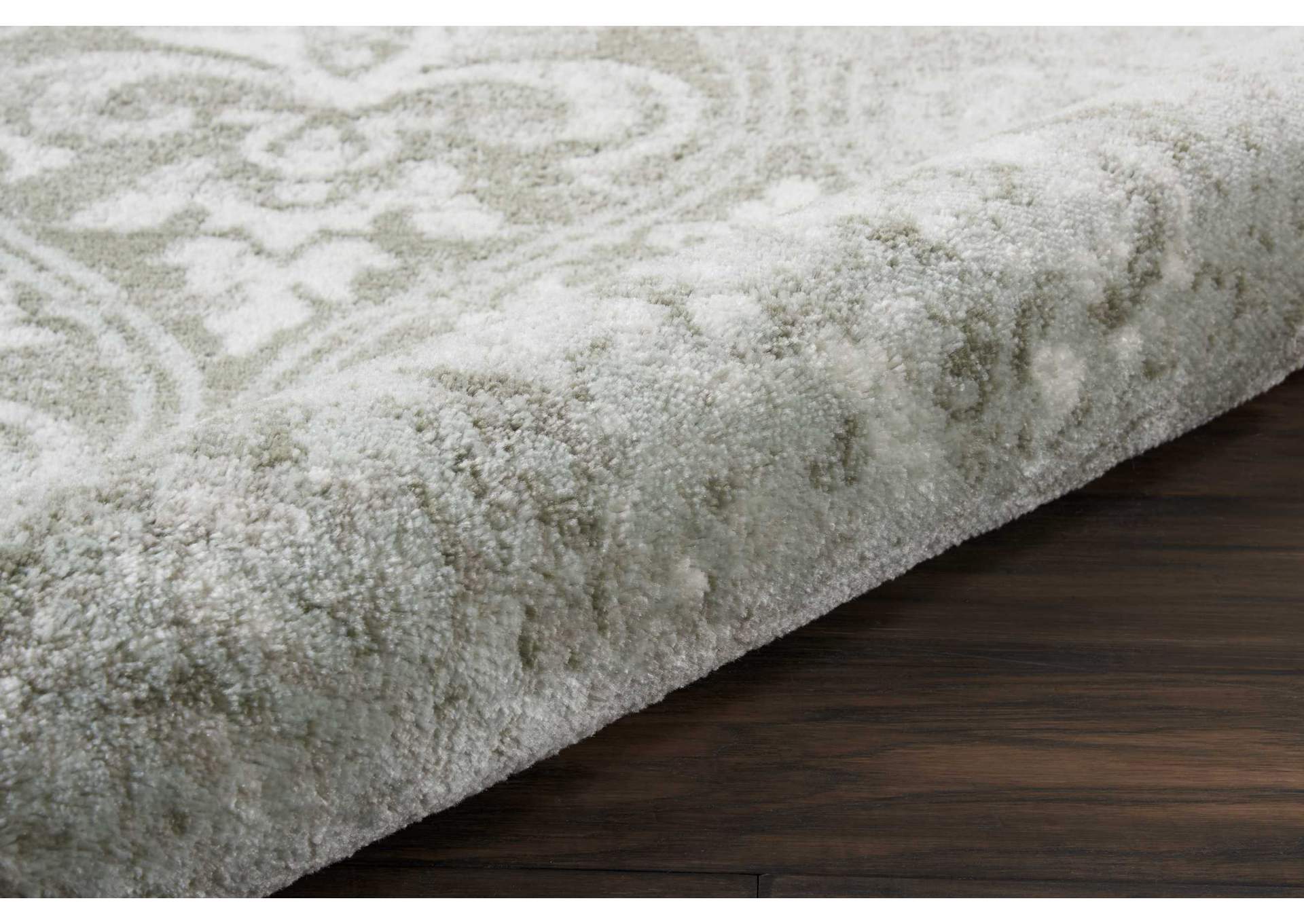 Nourison Euphoria EUP06 Grey 5' Square Area Rug,Nourison