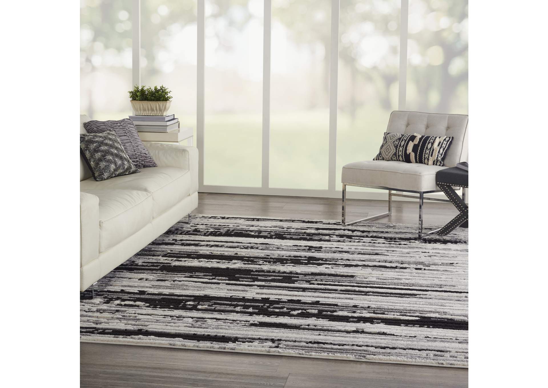 Nourison Zermatt 8' x 10' Ivory Neutral Area Rug,Nourison