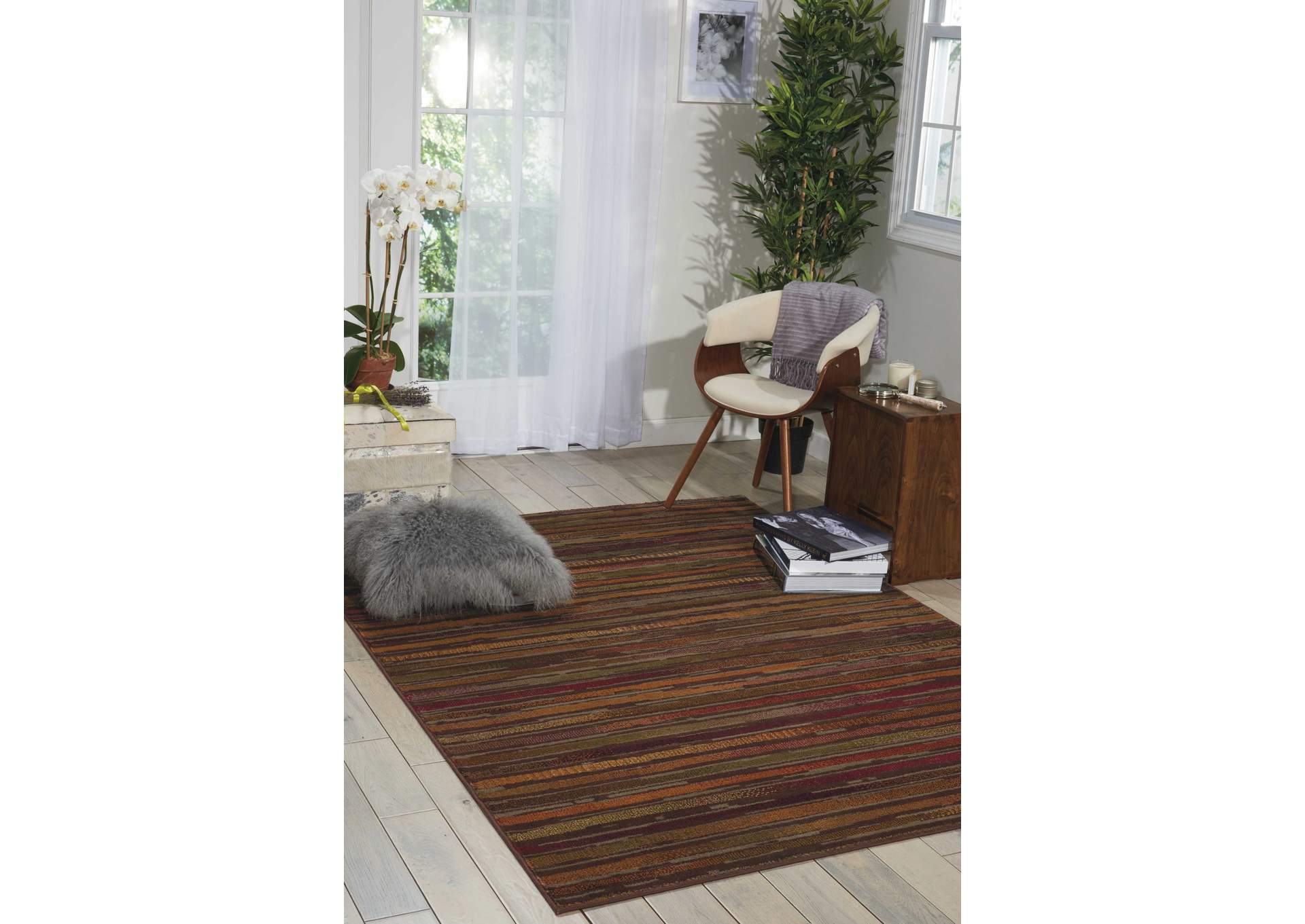 Nourison Paramount PAR15 Multicolor 8'x11' Rug,Nourison