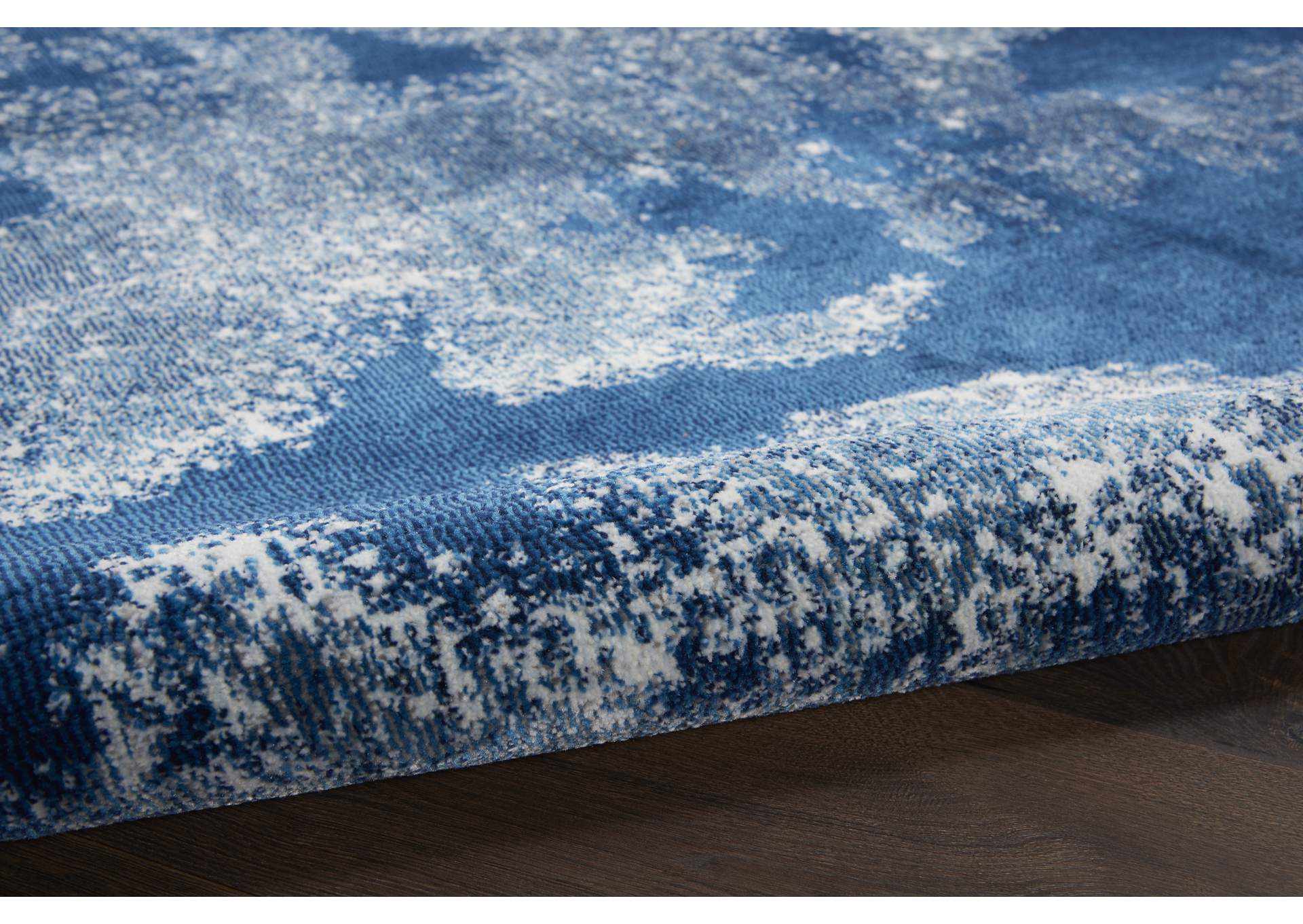 Nourison Etchings 8' x 10' Blue Abstract Area Rug,Nourison