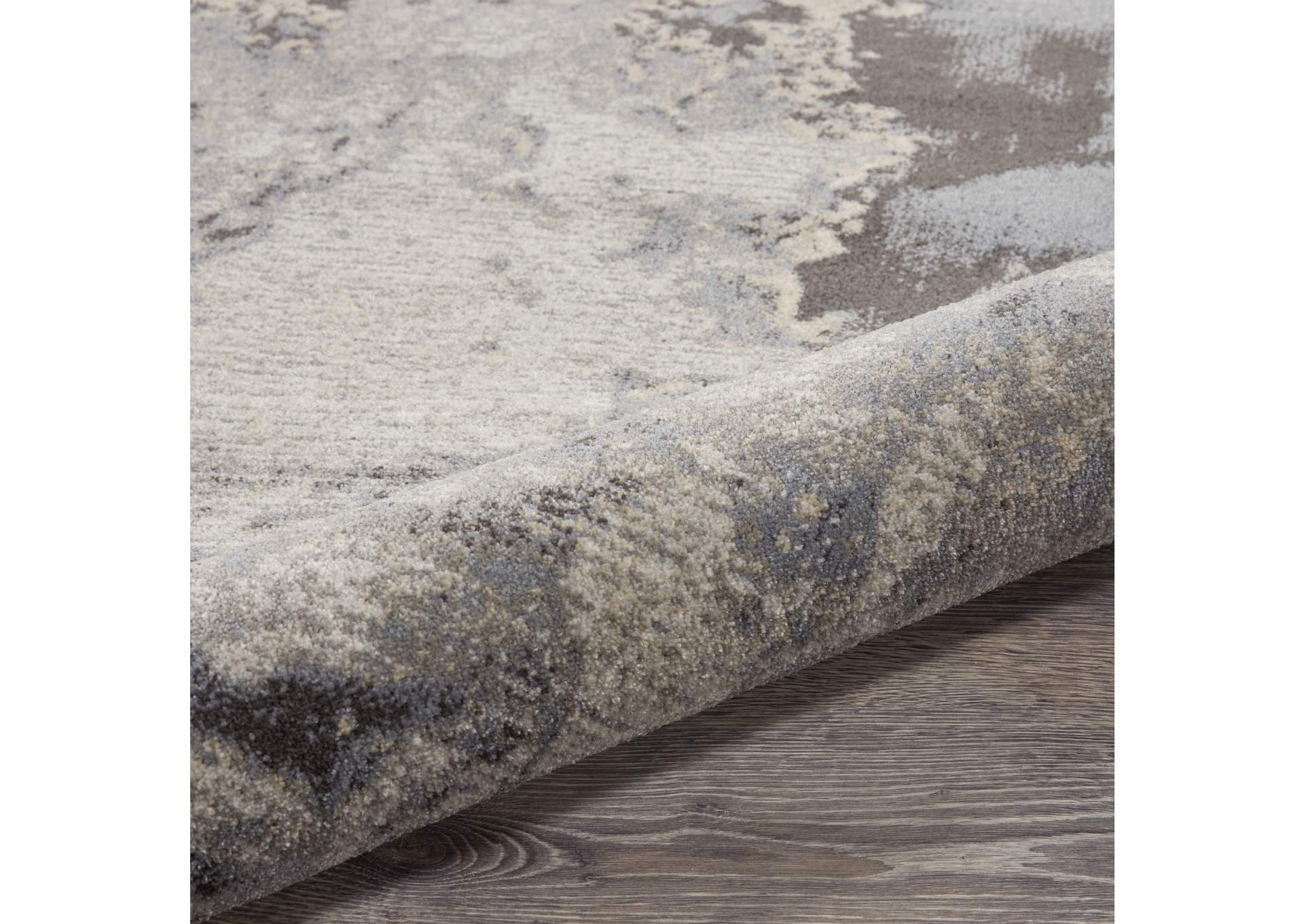 Nourison Maxell MAE08 Grey 4'x6' Area Rug,Nourison