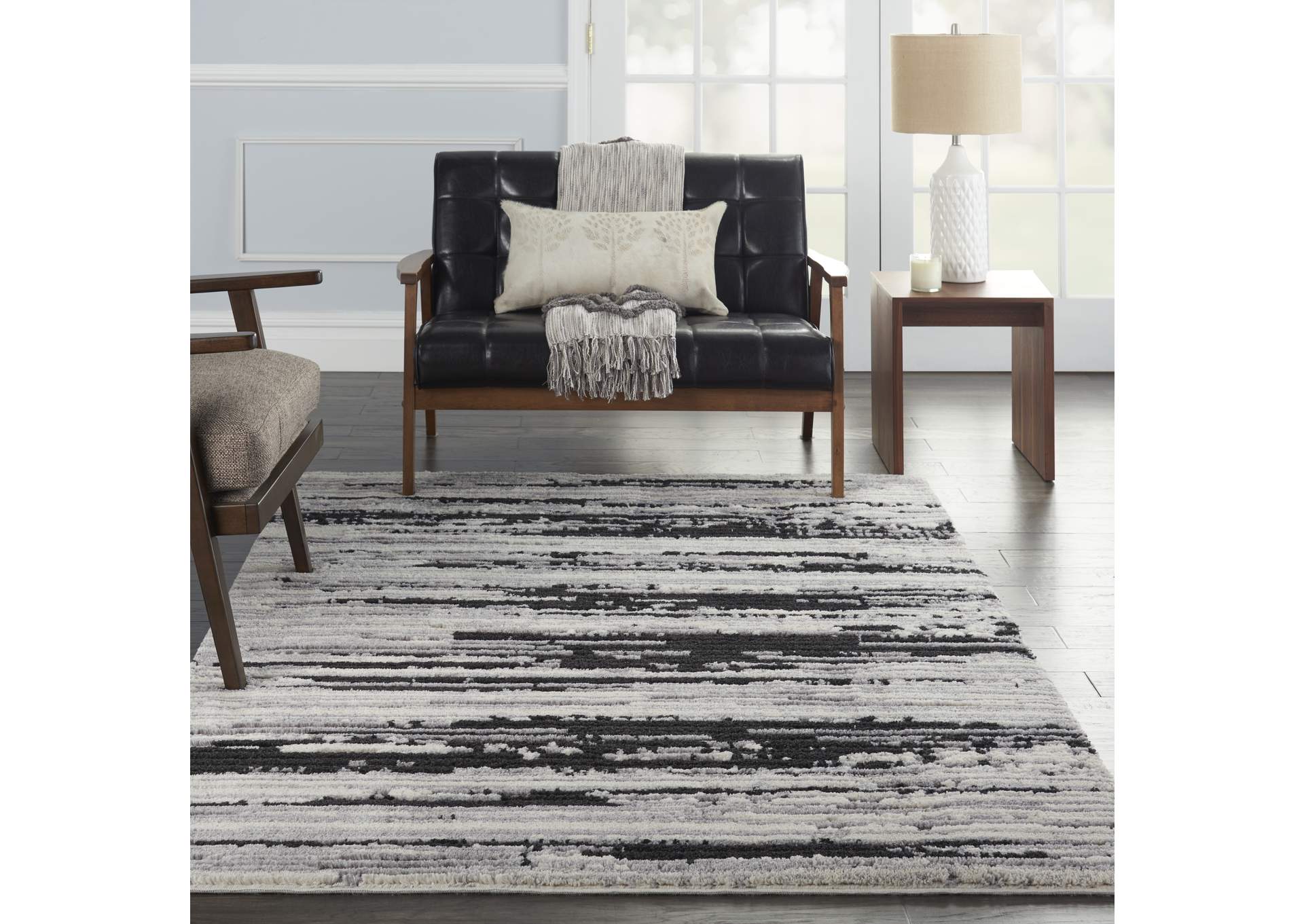 Nourison Zermatt 4' x 6' Ivory Neutral Area Rug,Nourison