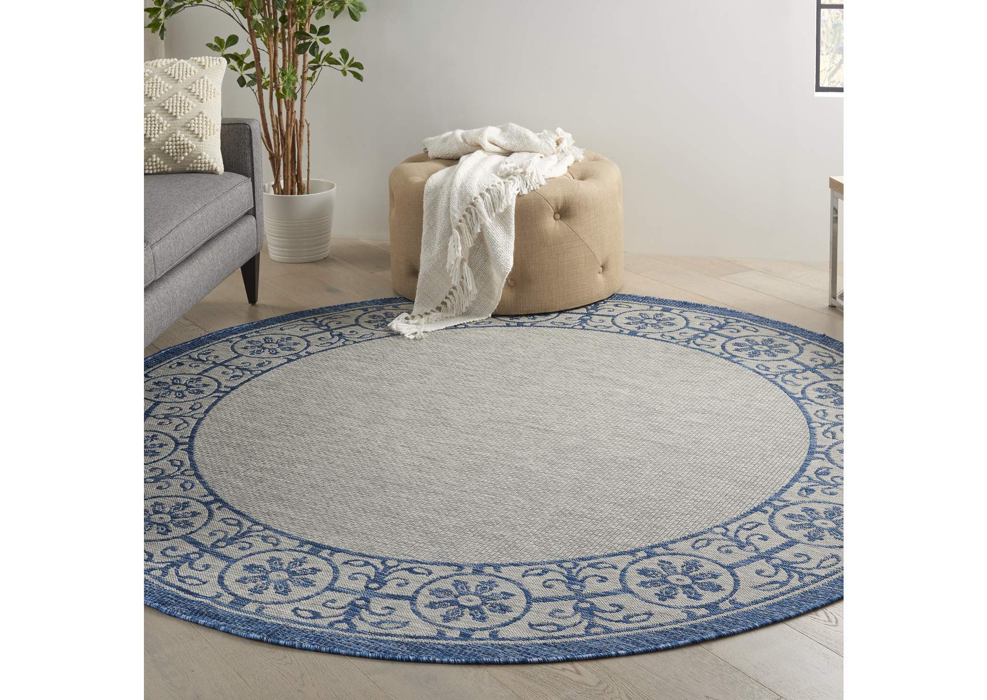 Nourison Country Side 8' Round Area Rug,Nourison