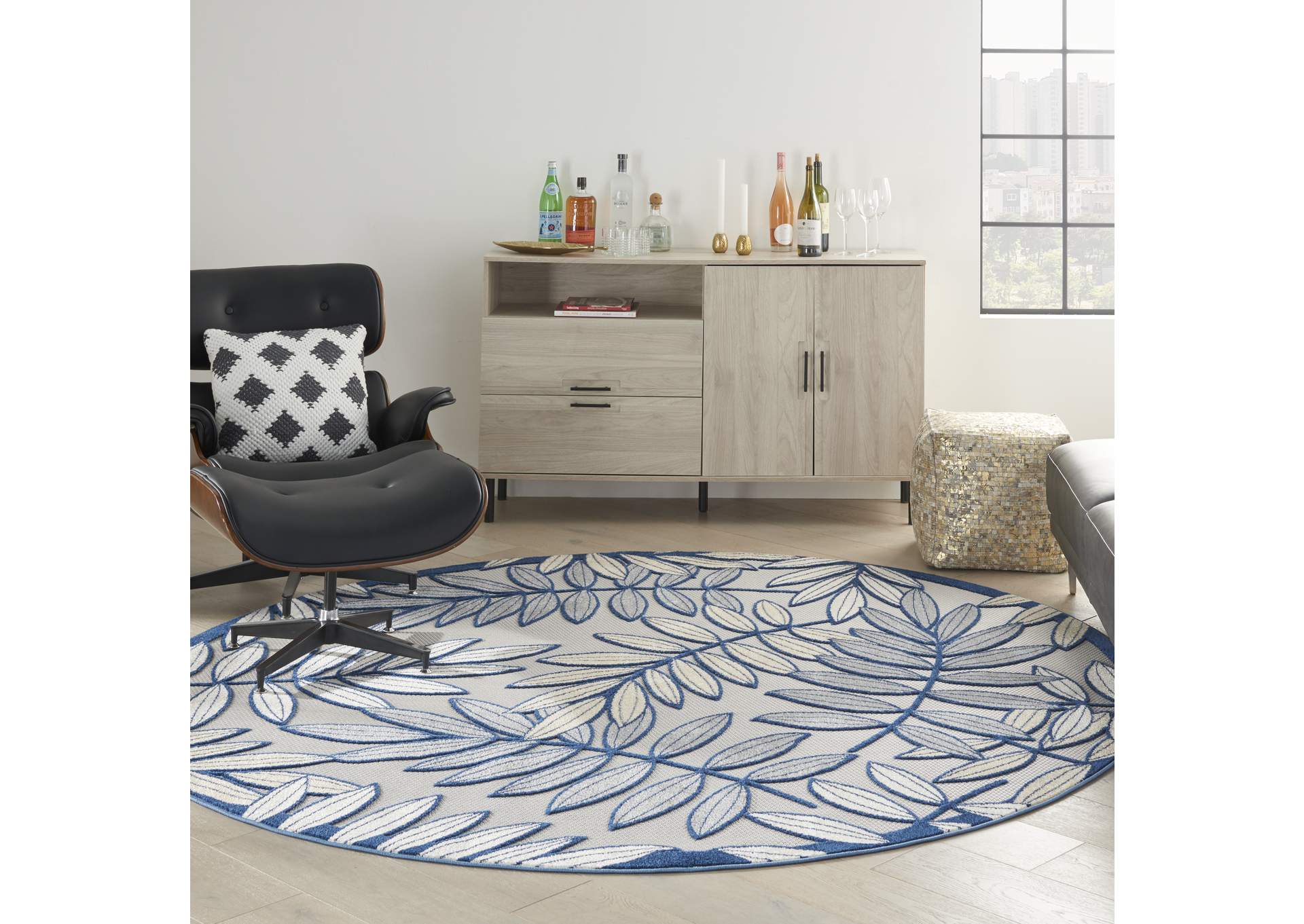 Nourison Aloha 8' Round Area Rug,Nourison