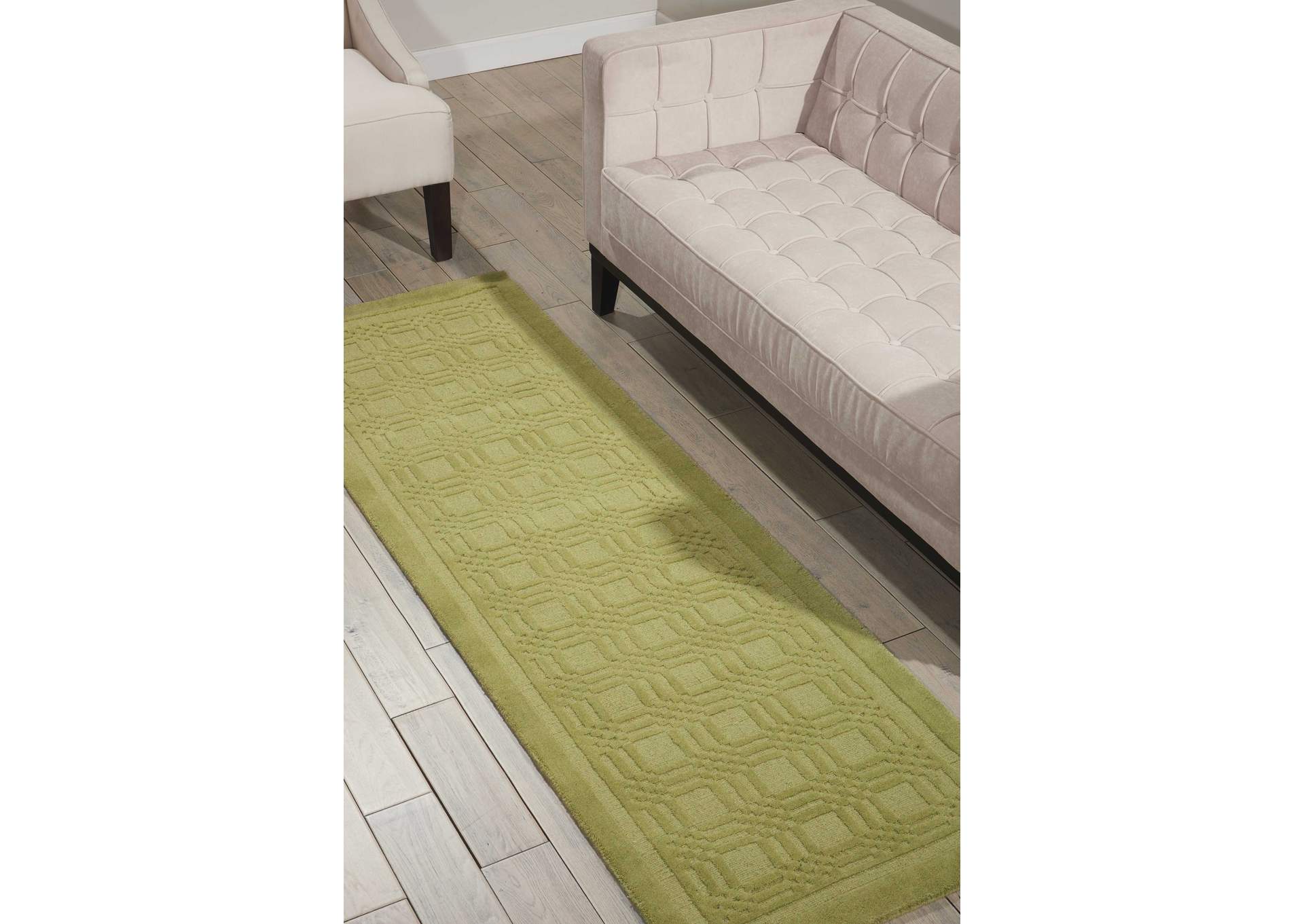 Nourison Westport WP32 Green 8' Runner Hallway Rug,Nourison