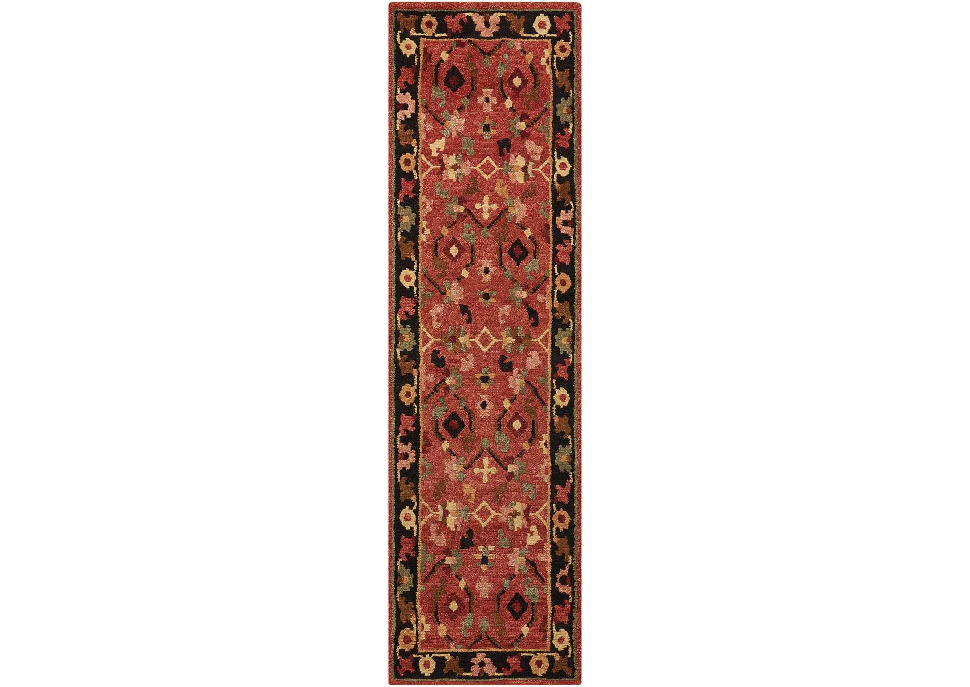 Nourison Tahoe TA12 Brown 8' Runner Hallway Rug,Nourison