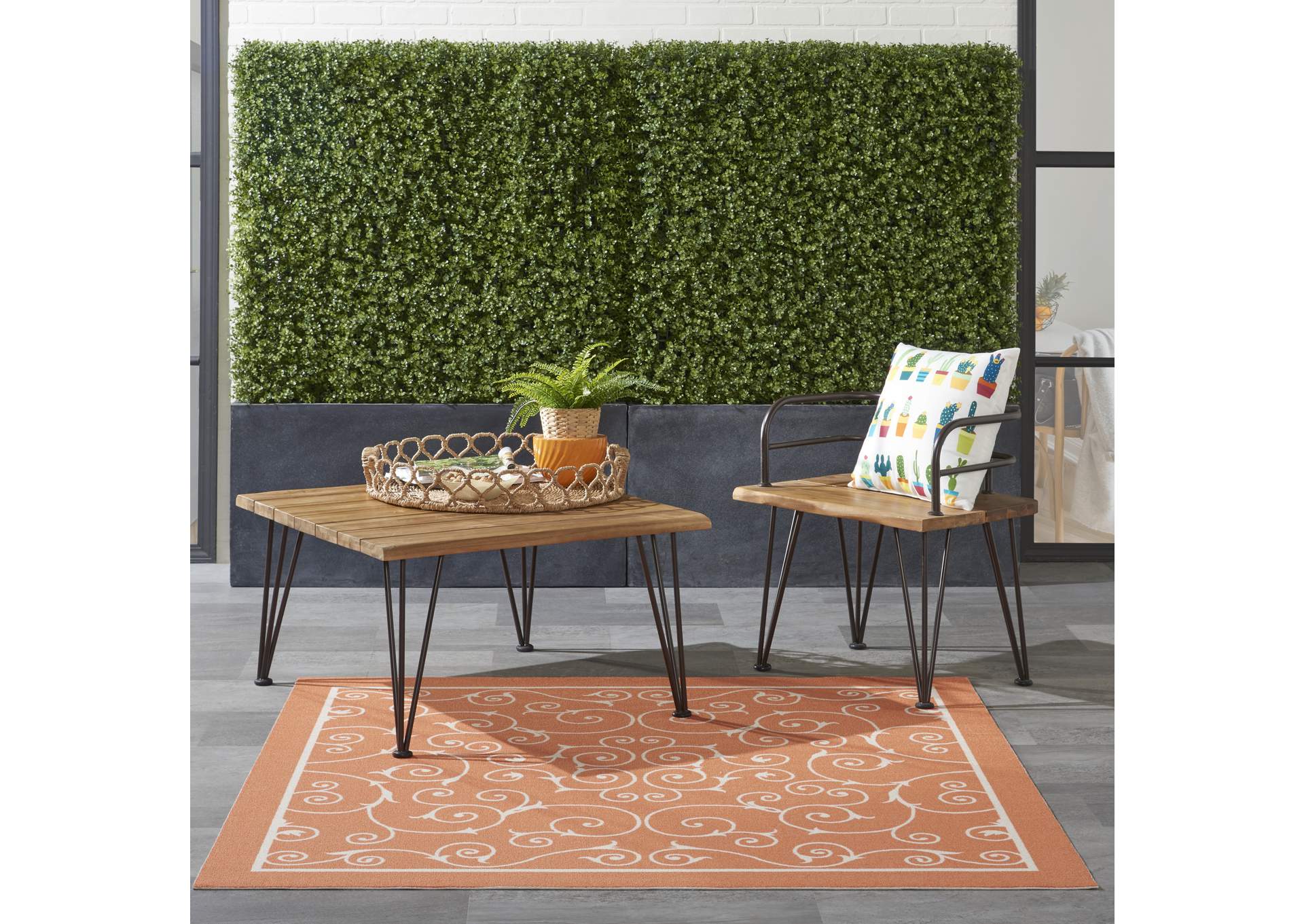 Nourison Home & Garden 5' Square Area Rug,Nourison