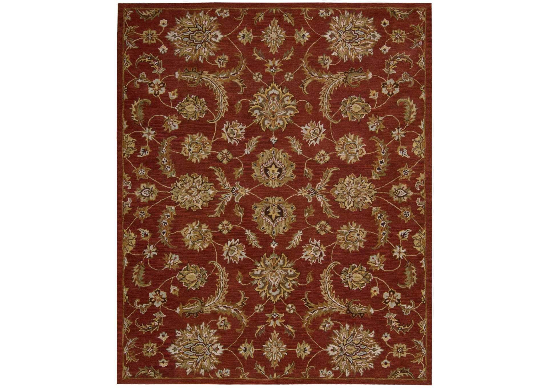 Nourison India House IH83 Red 8'x11' Rug,Nourison