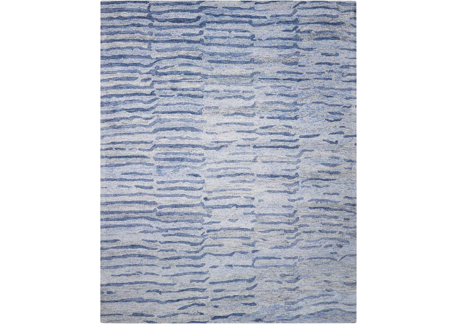 Nourison Gemstone GEM01 Blue 8'x10' Rug,Nourison