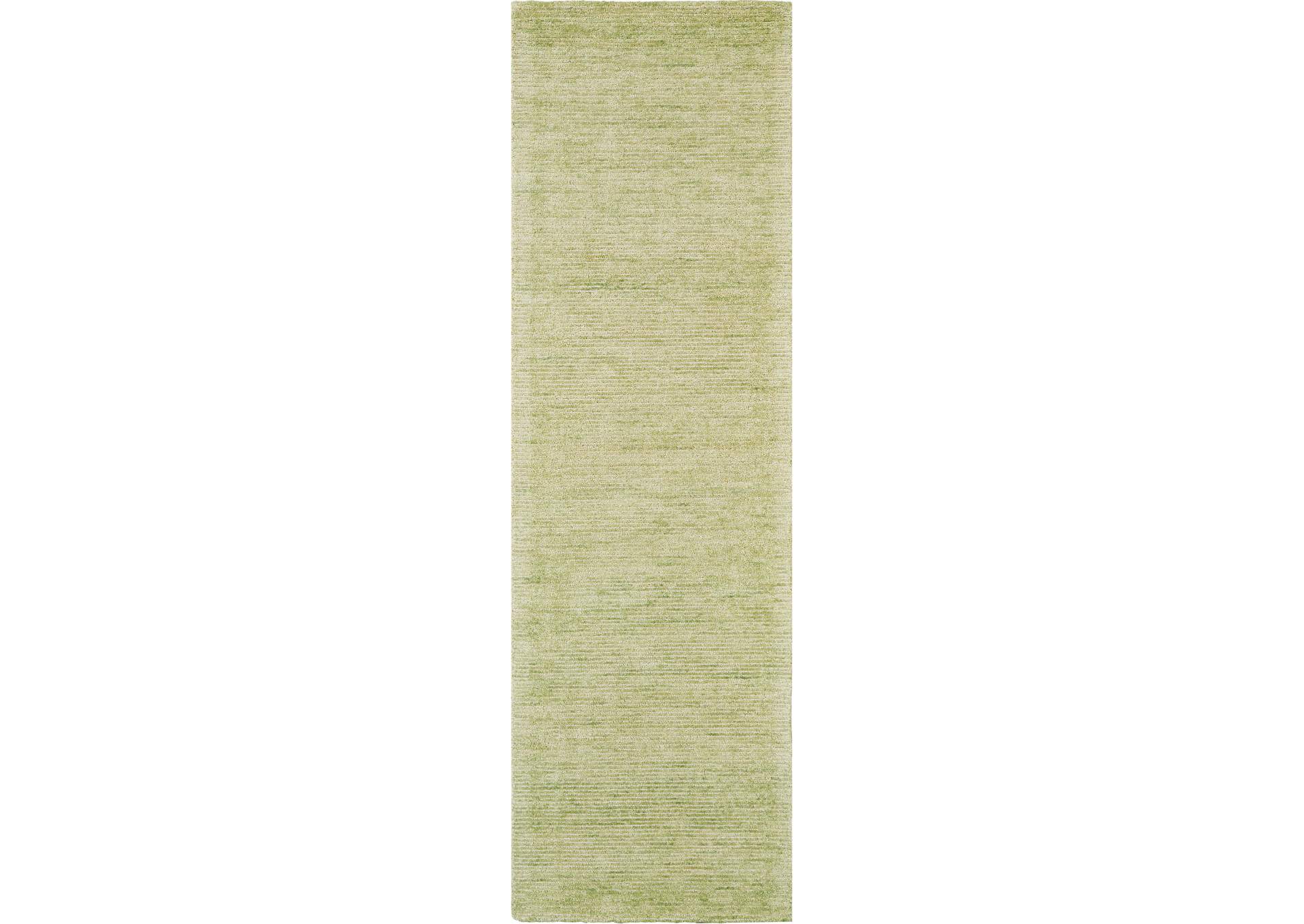Nourison Weston WES01 Green 8' Runner Textured Hallway Rug,Nourison