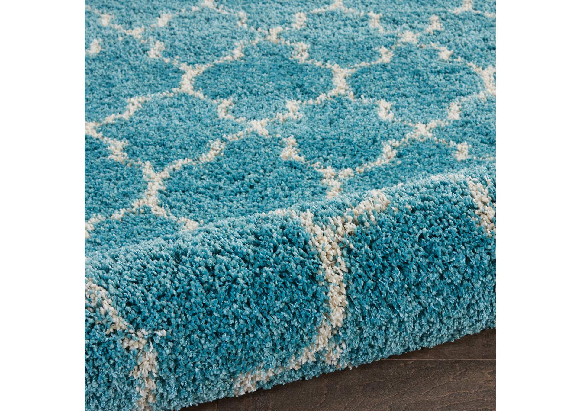 Nourison Amore AMOR2 Blue 5'x8' Area Rug,Nourison