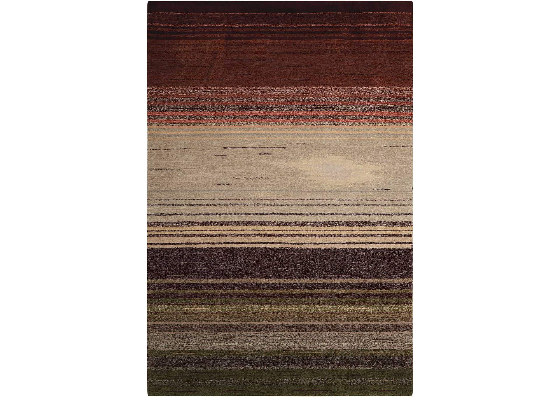 Nourison Contour CON15 Green 5'x8' Area Rug,Nourison