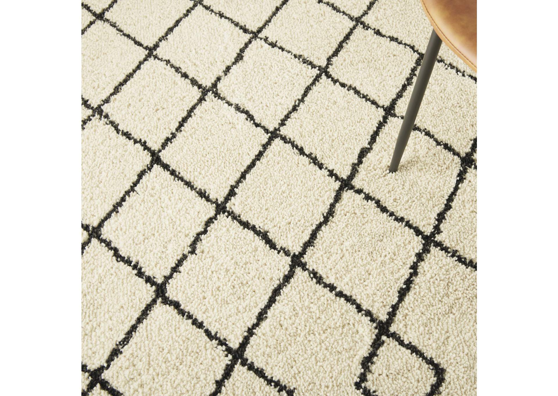 Nourison Martil MAT01 Ivory White 5'x7' Moroccan Area Rug,Nourison