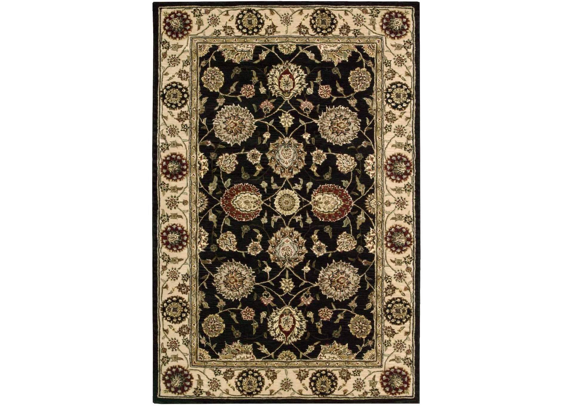 Nourison 2000 2204 Navy Blue 4'x6' Area Rug,Nourison