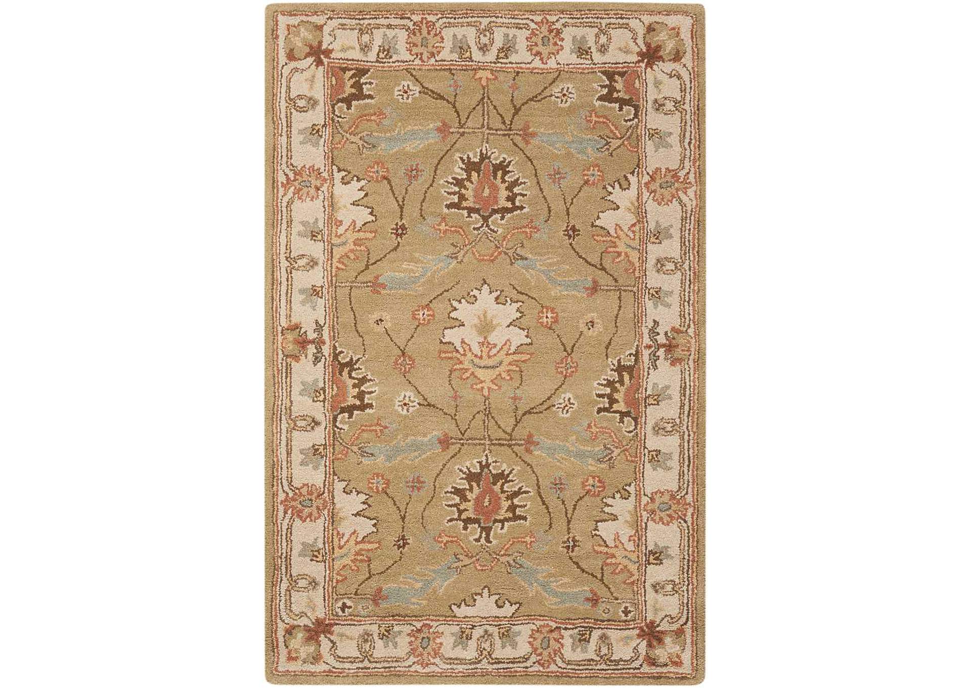 Nourison India House IH76 Green 4'x6' Area Rug,Nourison