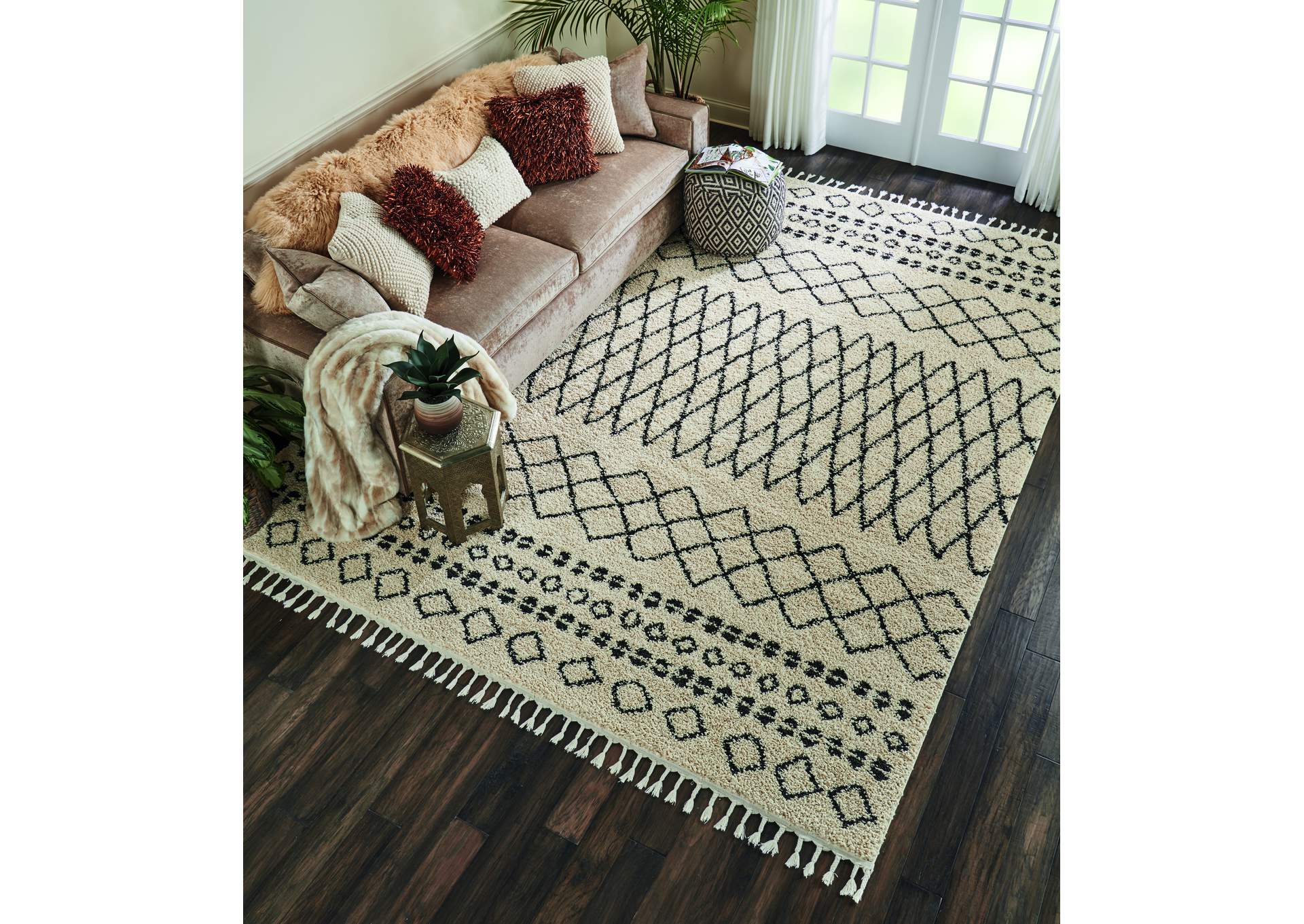 Nourison Moroccan Shag 9' x 13' Area Rug,Nourison