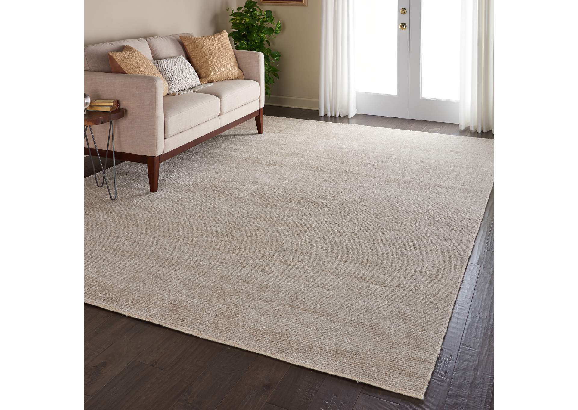 Nourison Weston WES01 White 10'x14' Textured Rug,Nourison